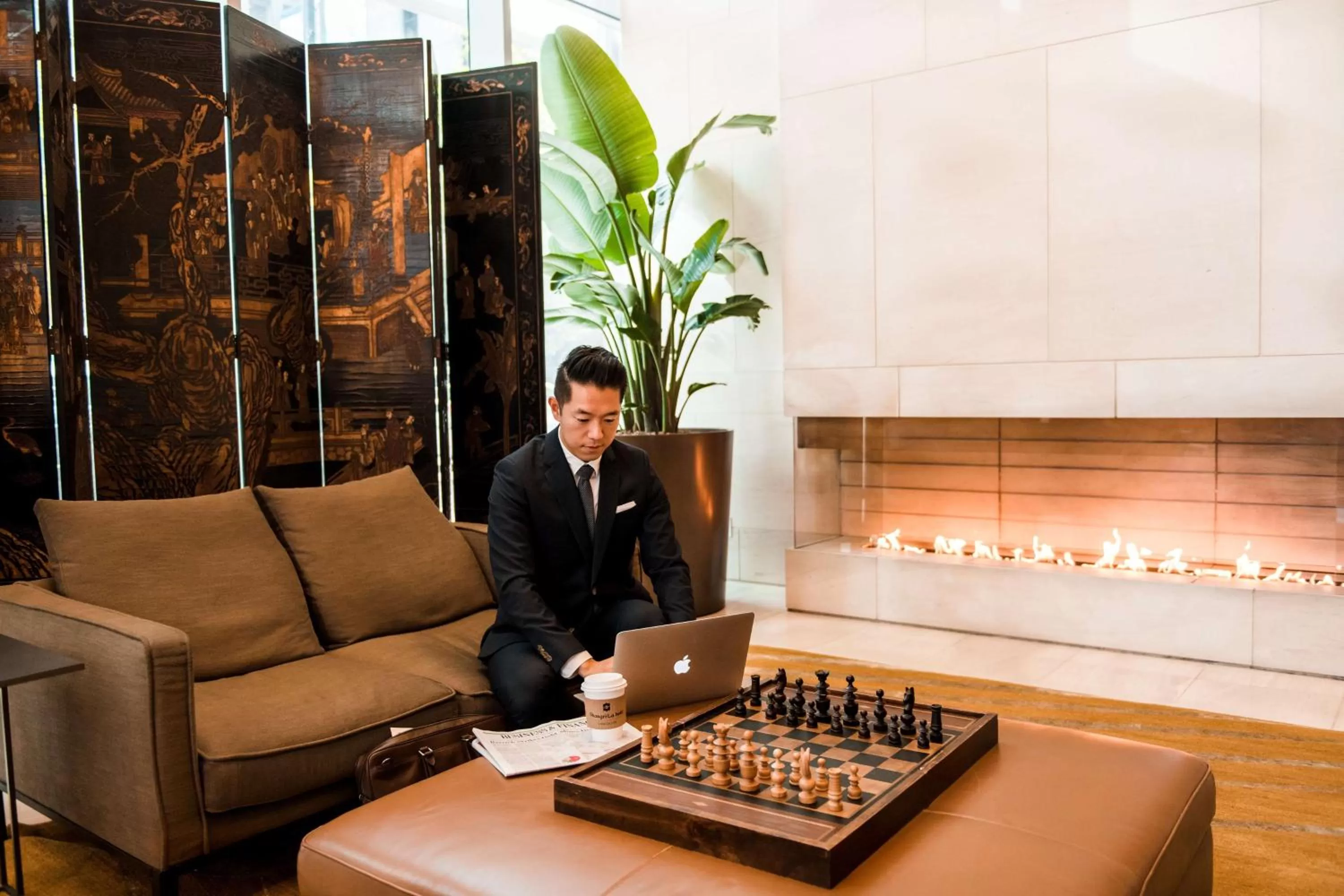 Lobby or reception in Shangri-La Vancouver