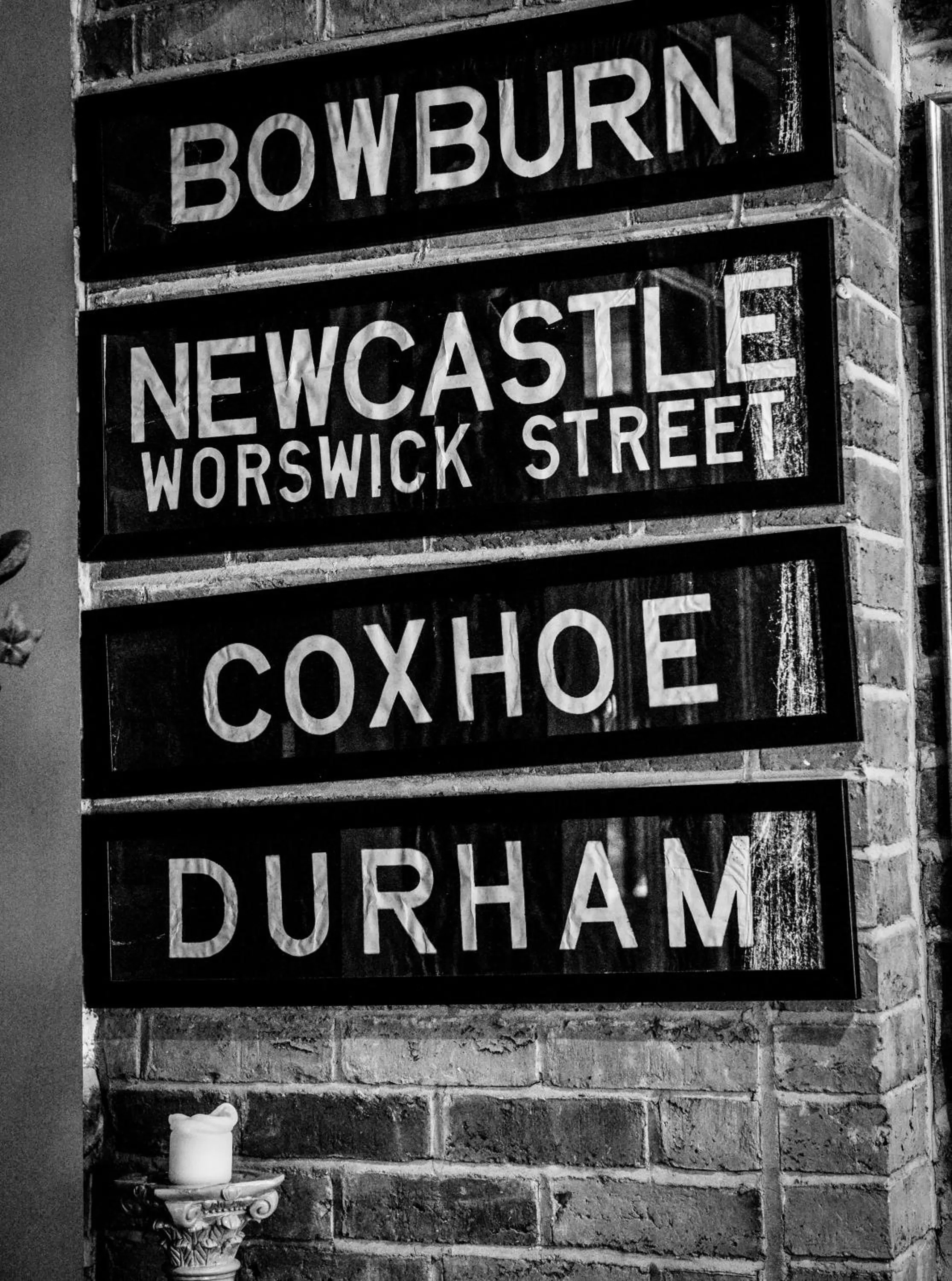 Decorative detail in Bowburn Hall Hotel