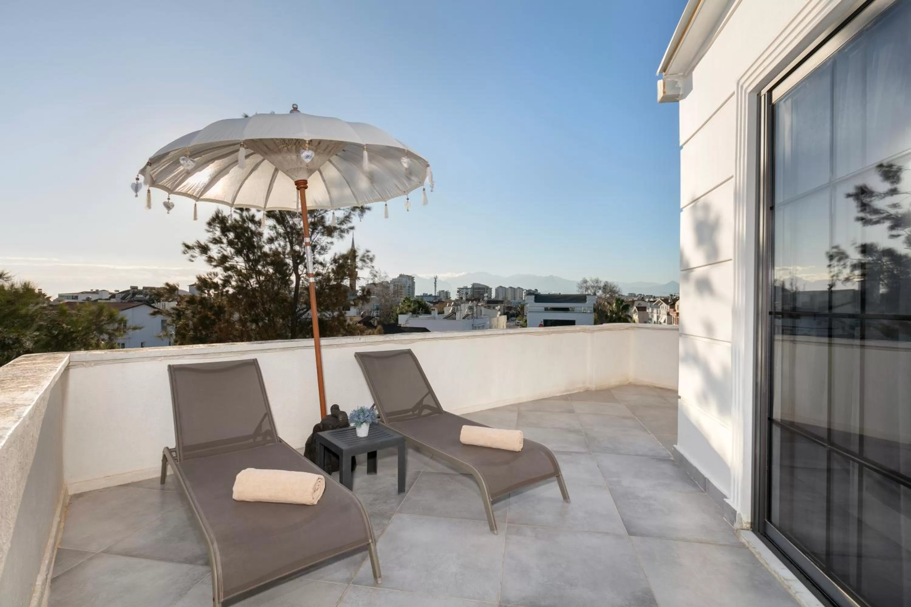 Patio in Azuu Boutique Hotel