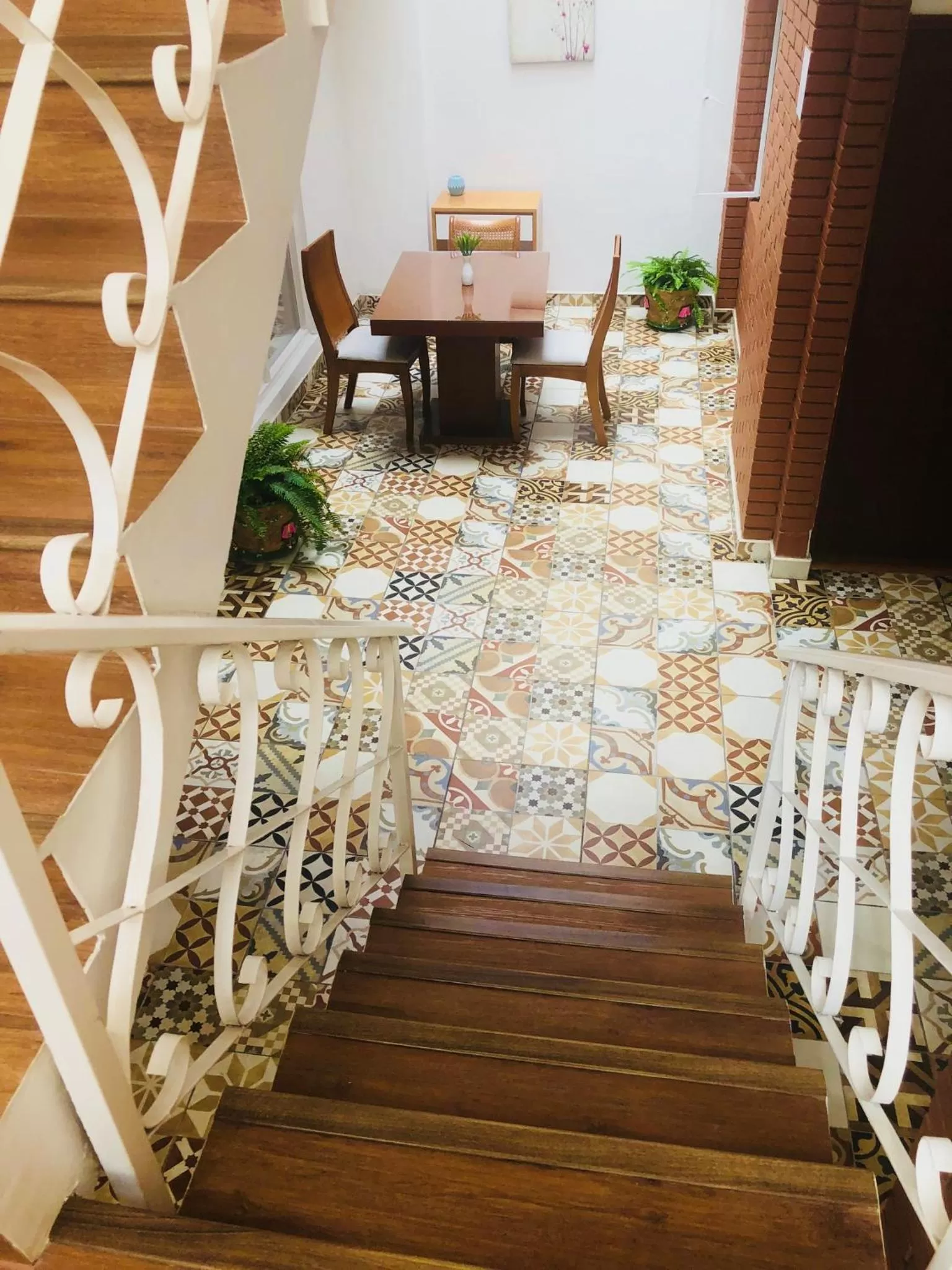 Patio in Hotel Maceo Chico