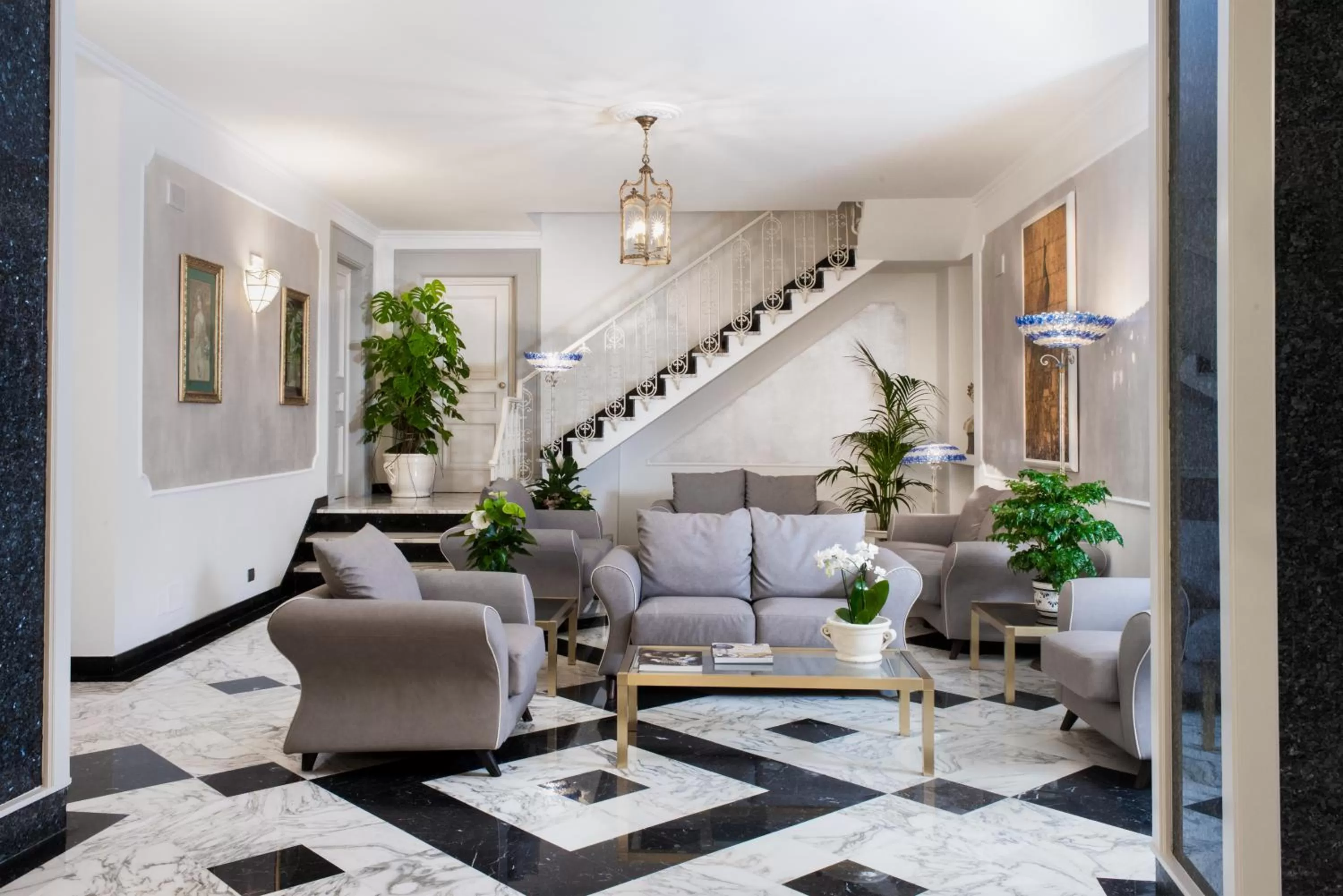 Lobby or reception in Hotel Berchielli