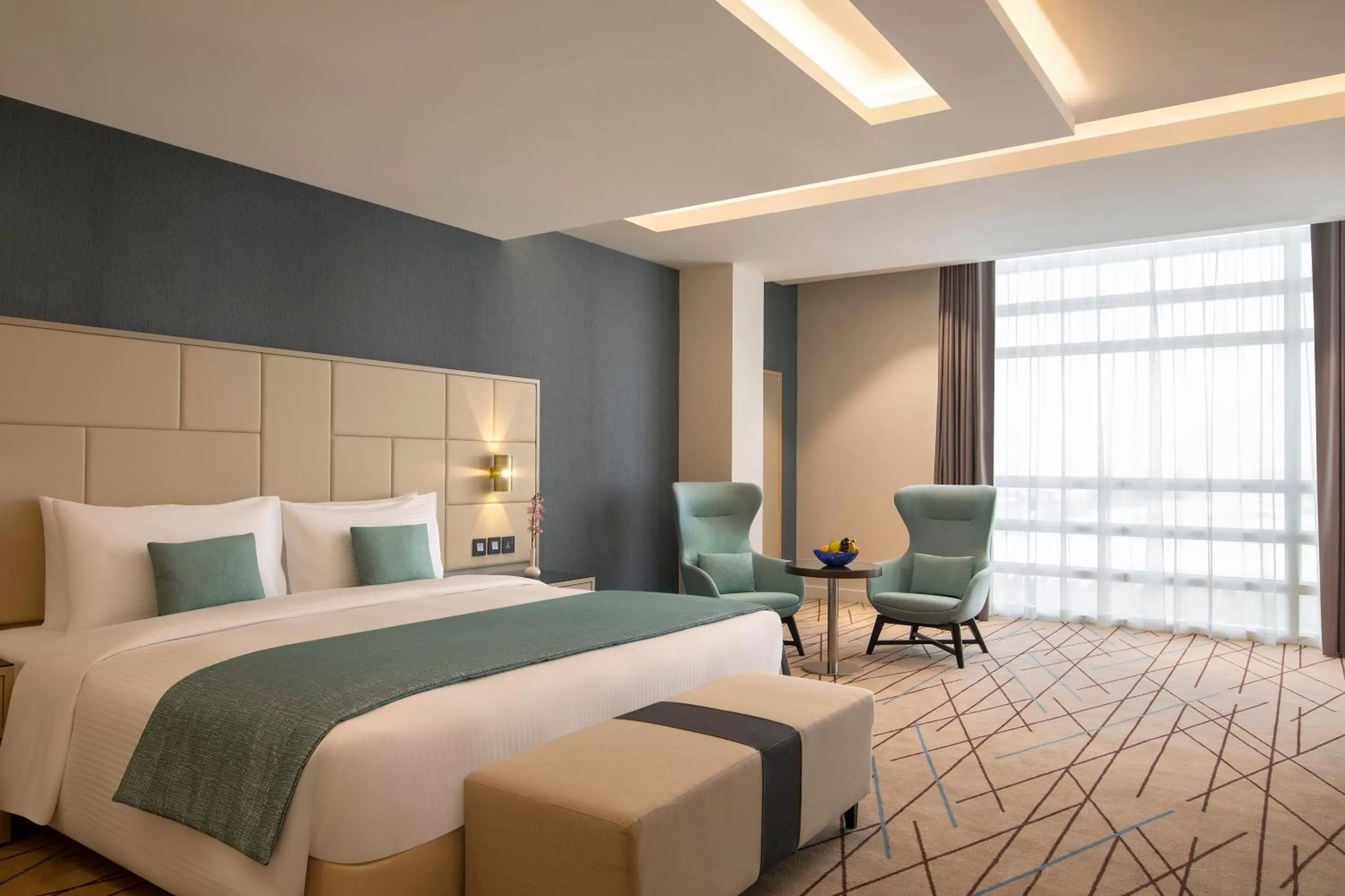 Bedroom, Bed in Cristal Amaken Hotel Riyadh