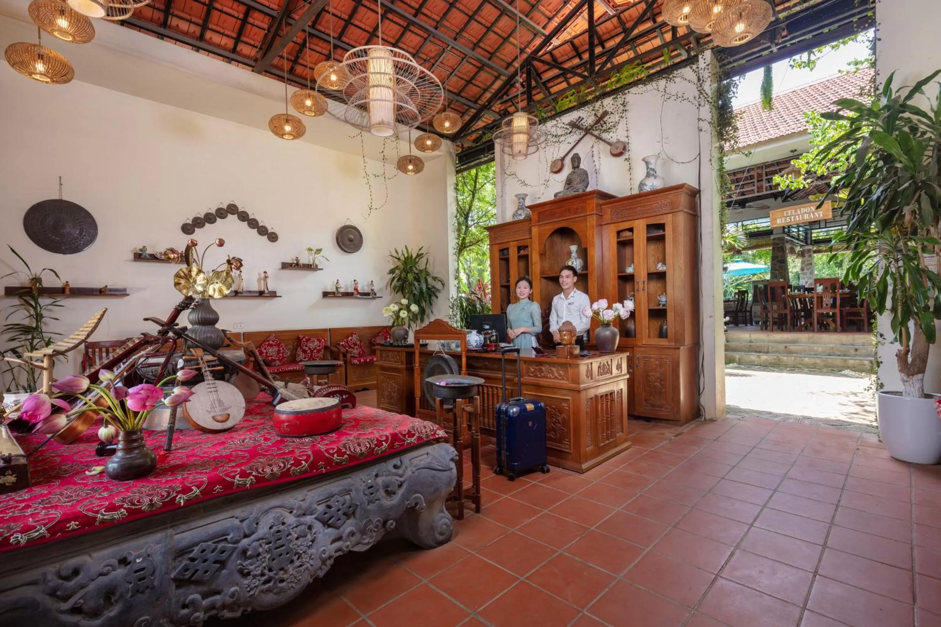 Lobby or reception in Bai Dinh Garden Resort & Spa