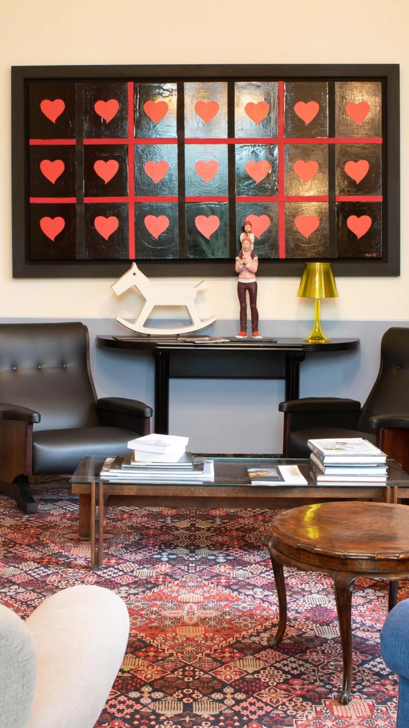 Living room in Villa Belverde Boutique Hotel