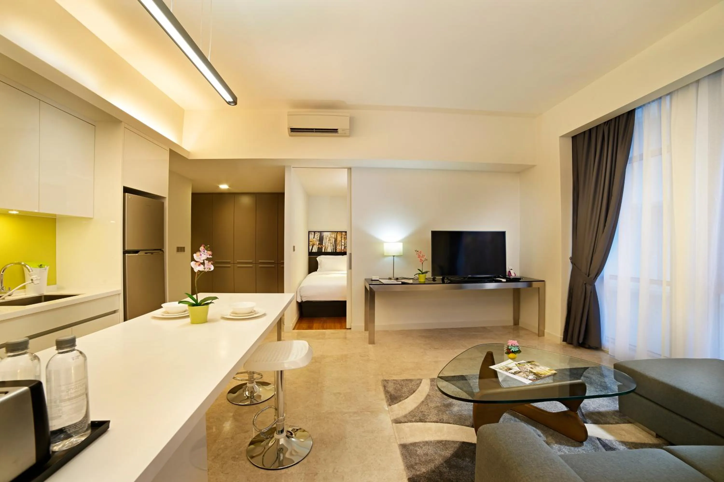 Living room, Bed in The Signature Hotel & Serviced Suites Kuala Lumpur