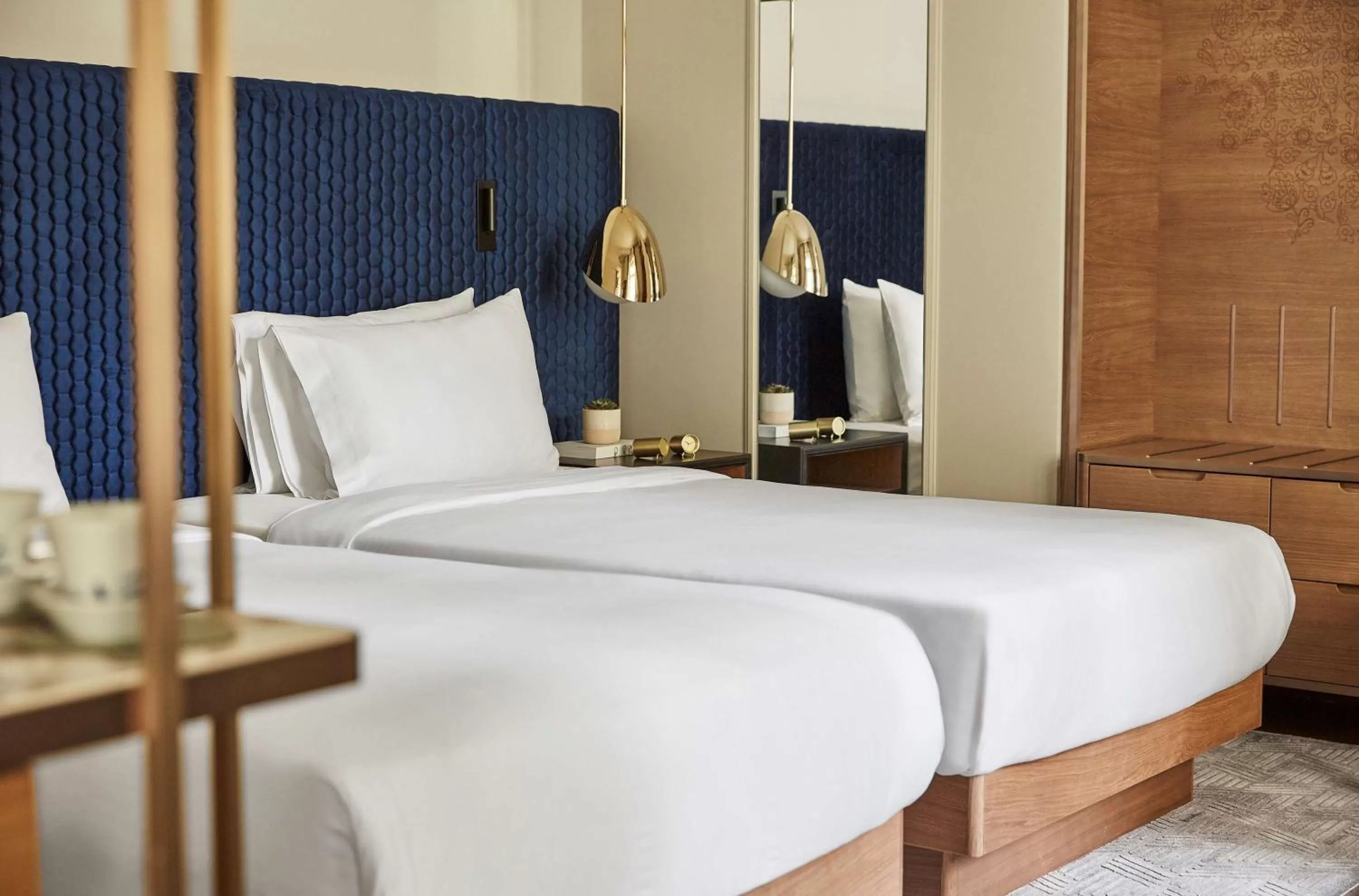 Bedroom, Bed in Andaz Prague, By Hyatt