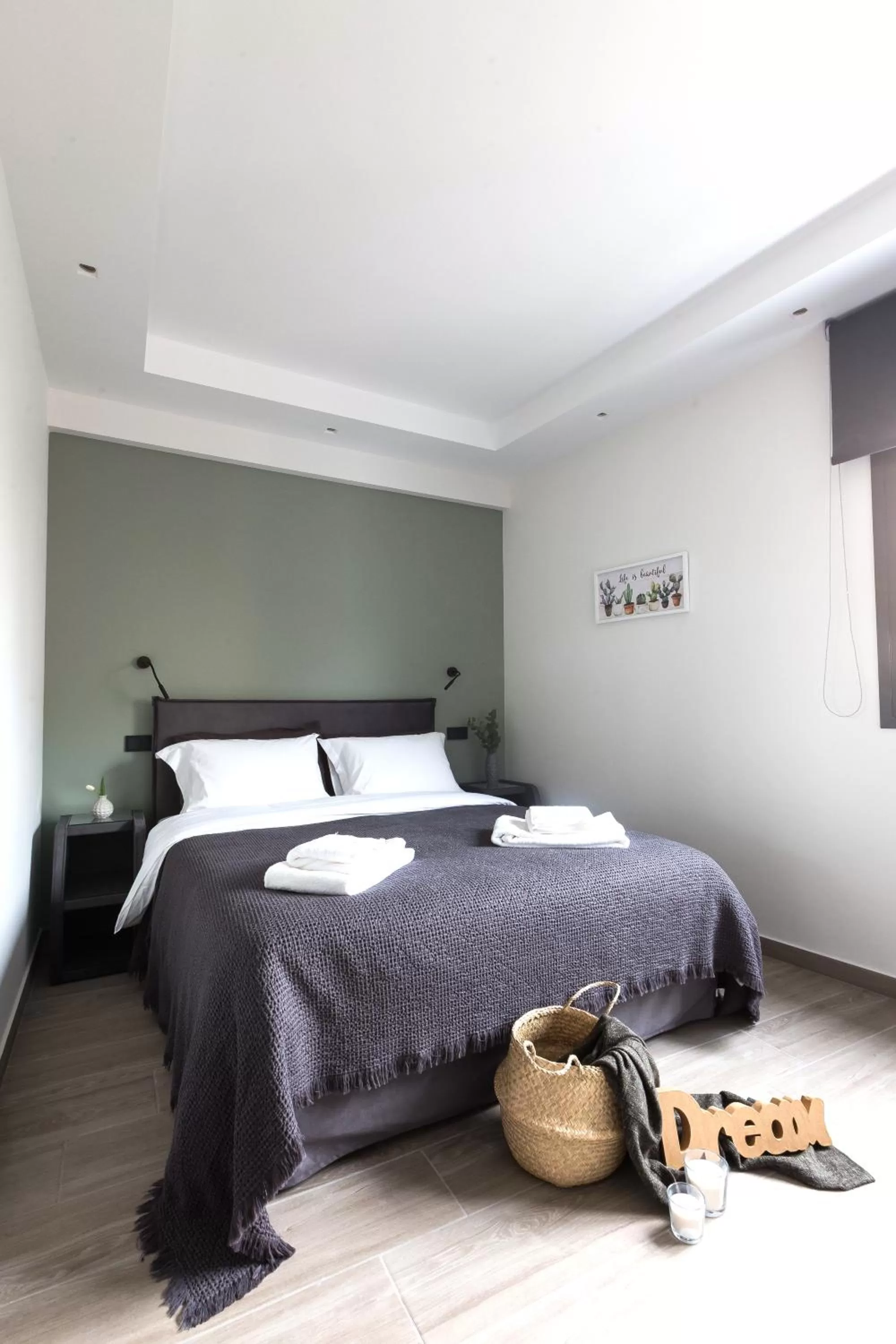 Bed in Athenian Central Apartments