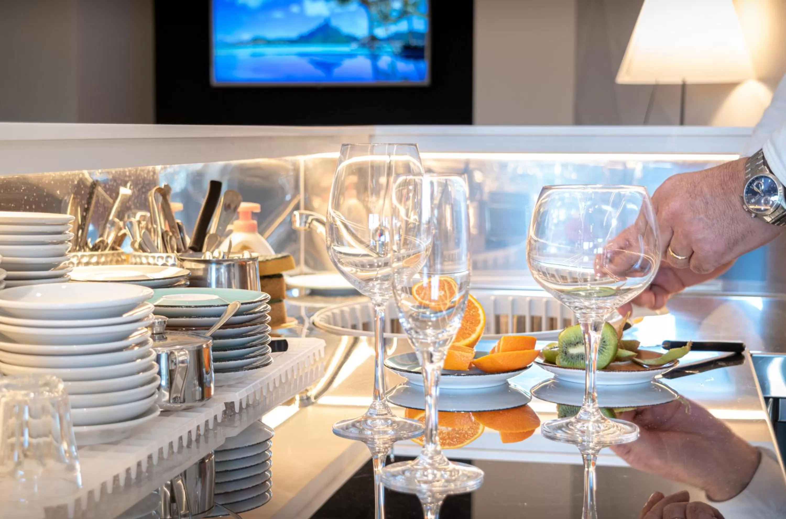 Food and drinks in Hotel La Terrazza RESTAURANT & SPA