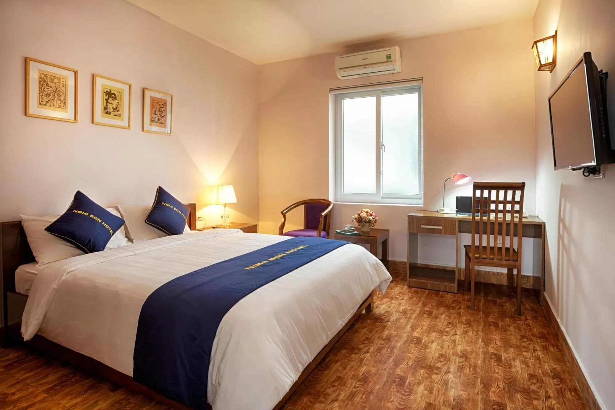 Bed in Nghi Son Hotel