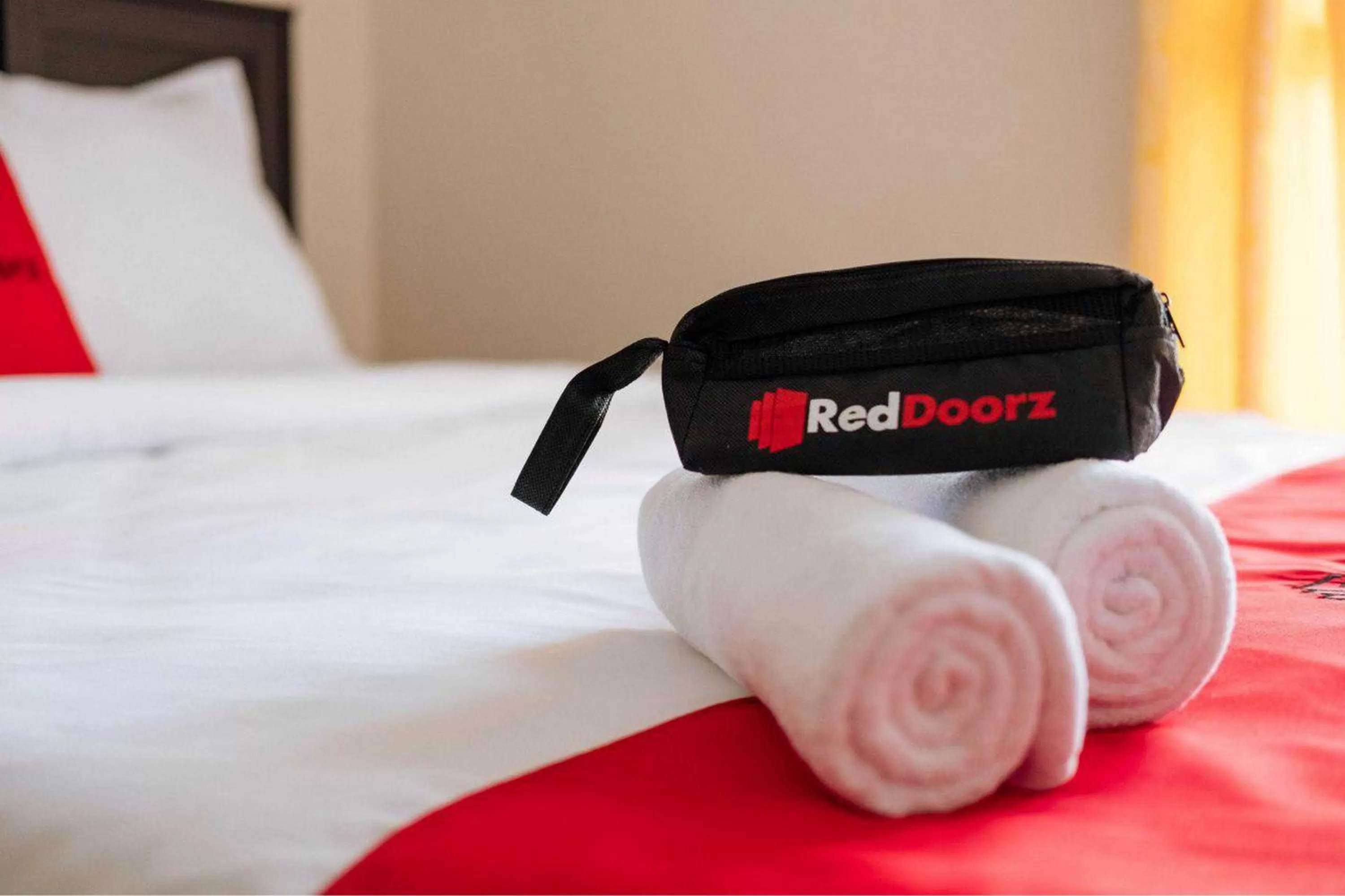 Bed in RedDoorz Syariah near PKOR Lampung