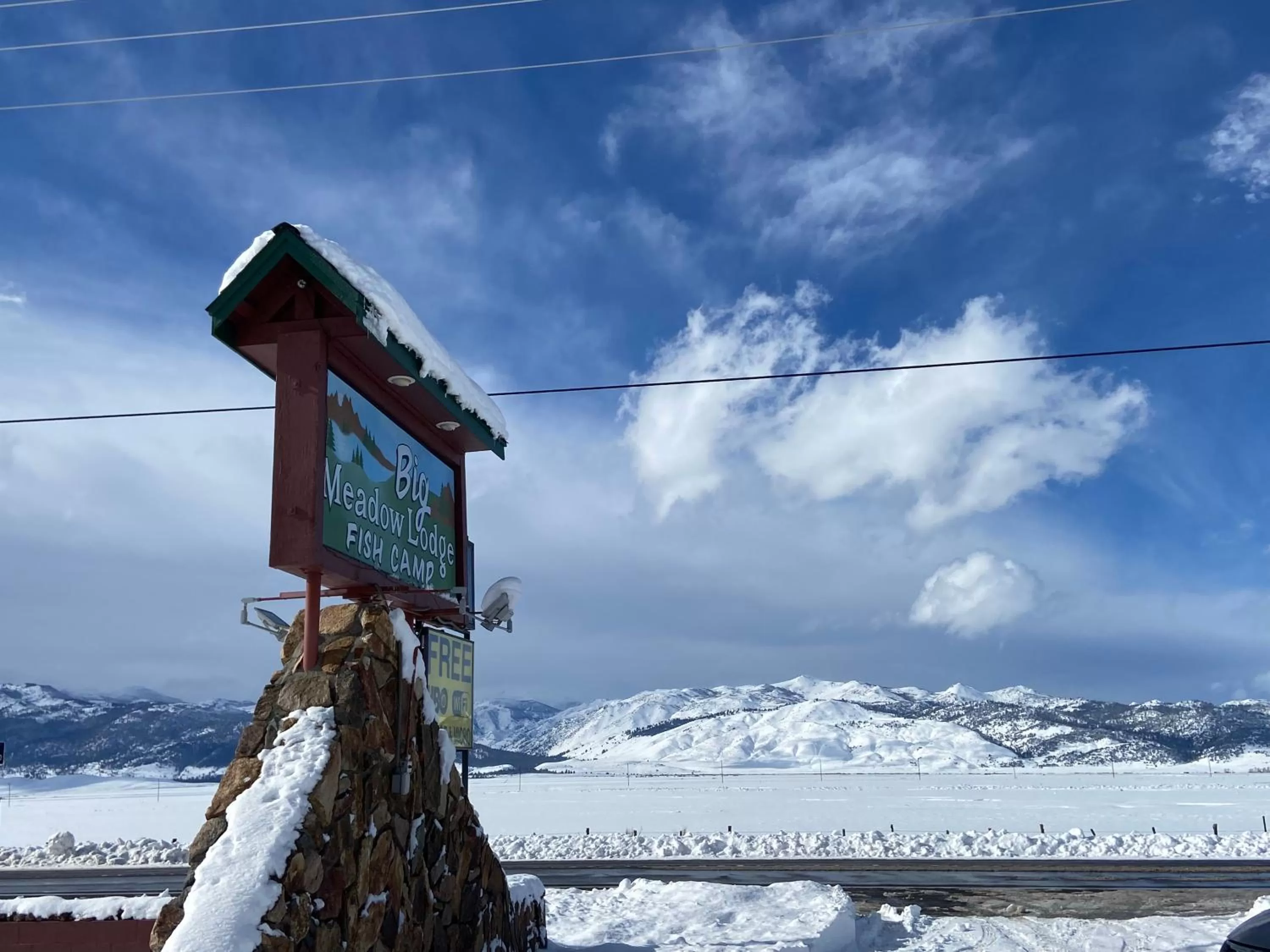 Winter in Big Meadow Lodge