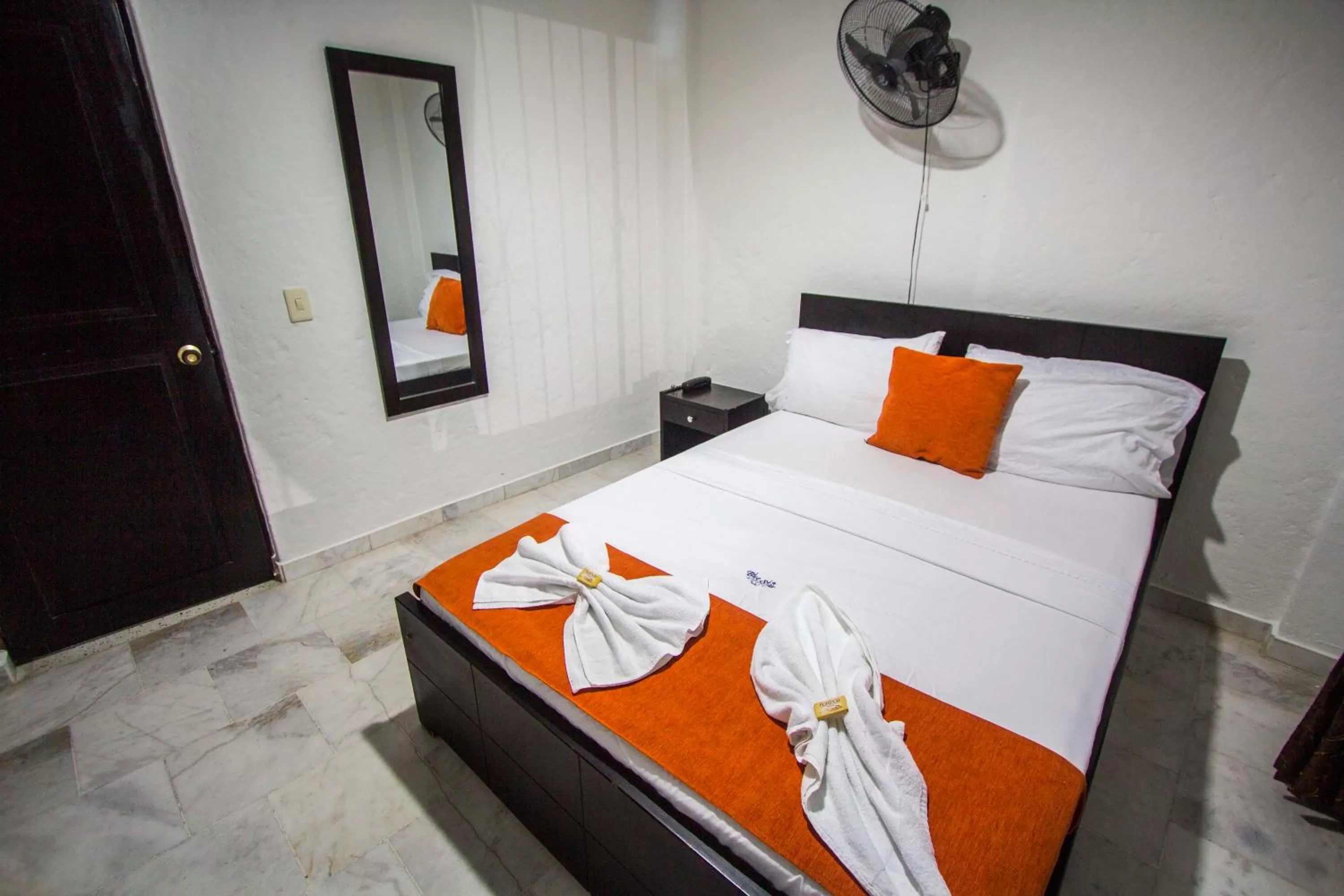 Bed in Blue Star Hotel