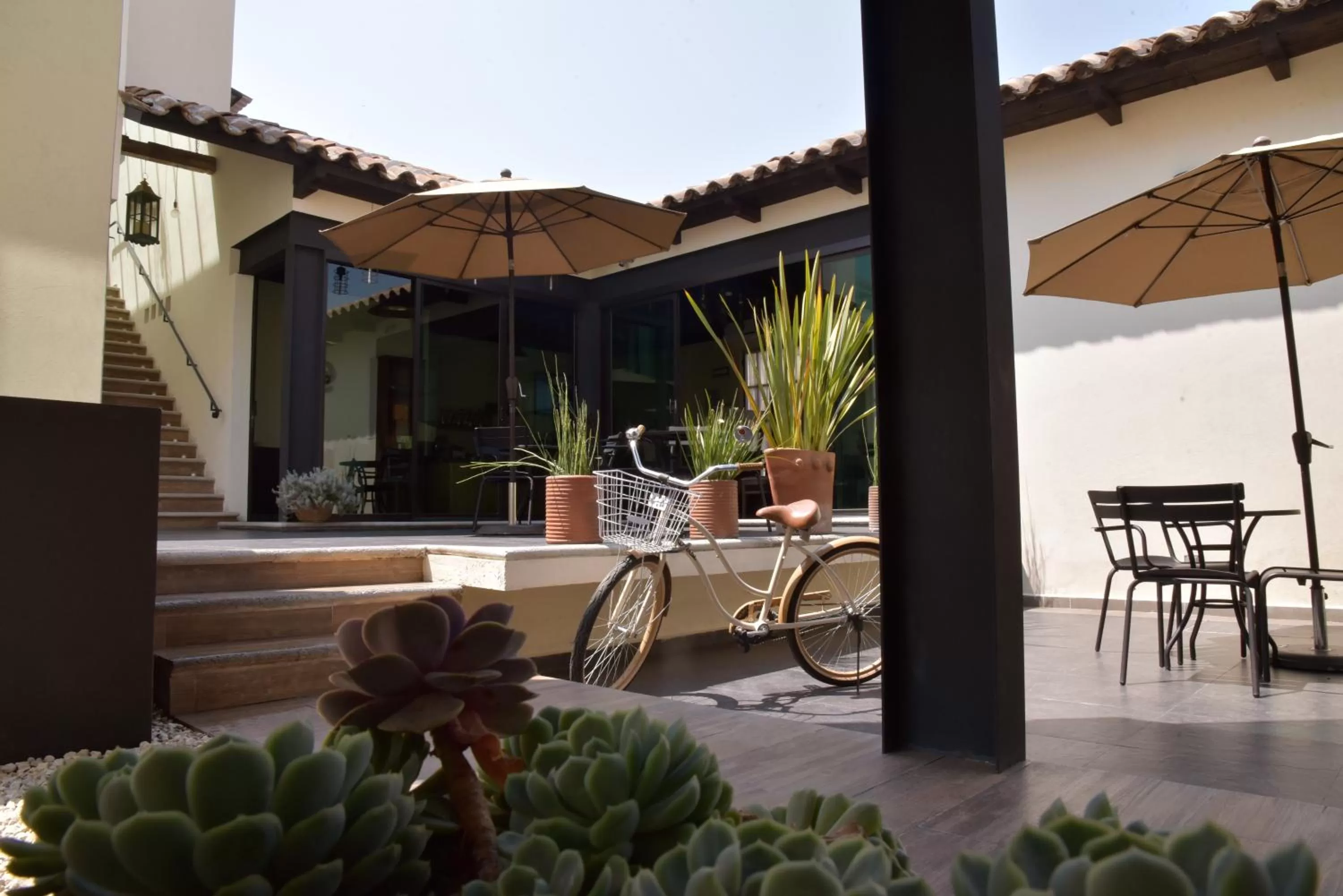 Patio in Hotel Nak'An Secreto Maya