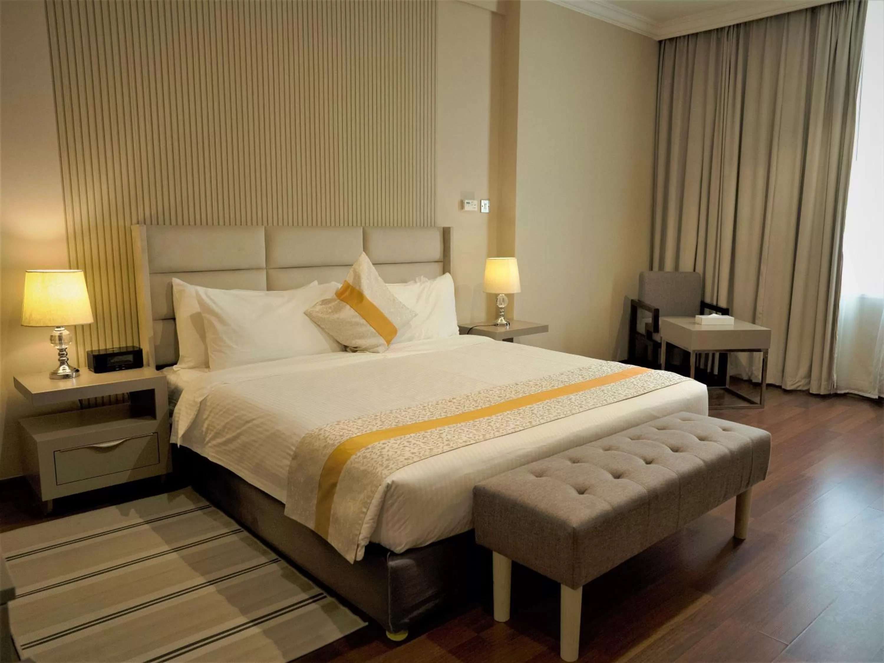 Bed in City Tower Hotel