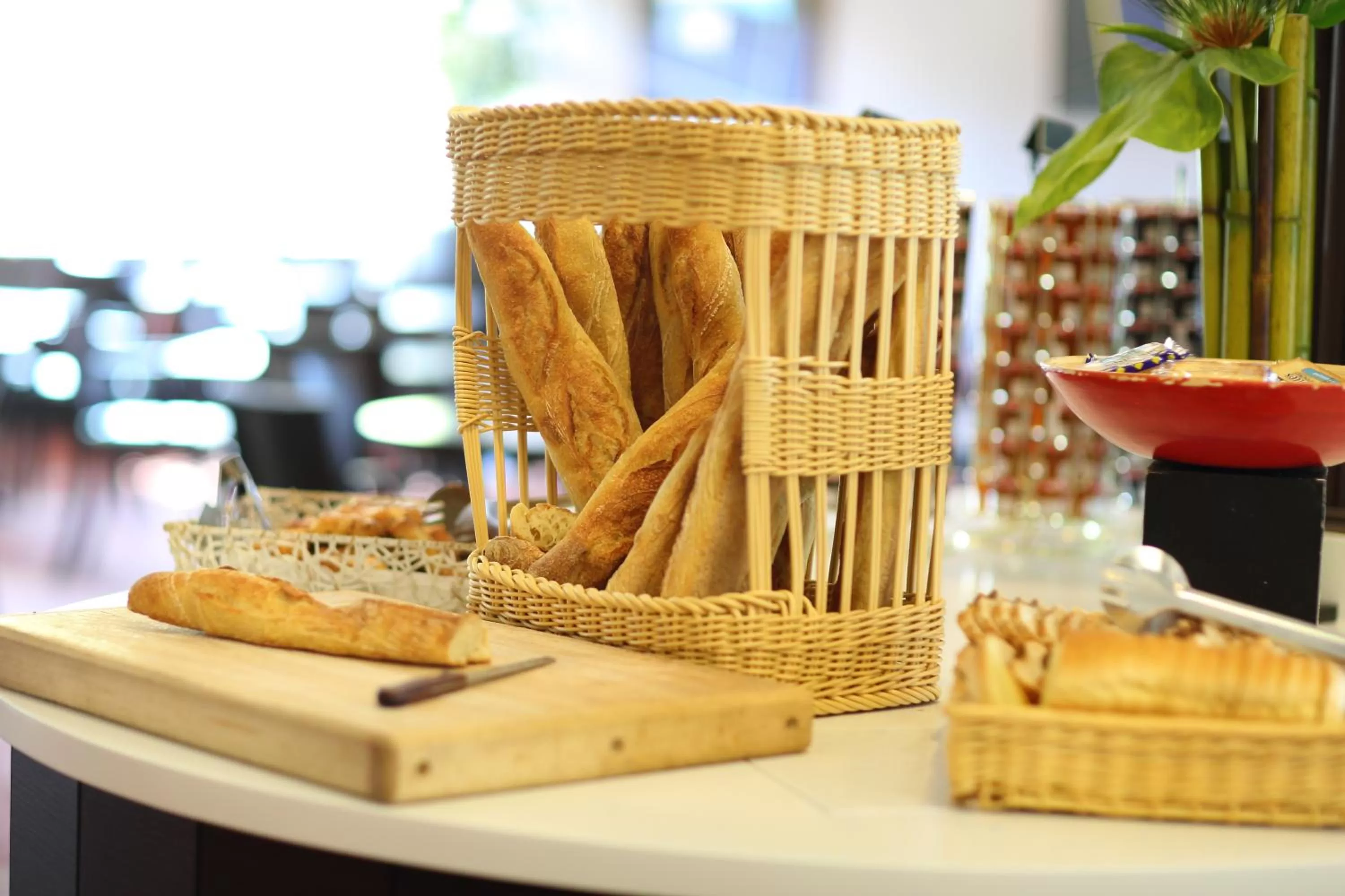 Buffet breakfast in Hotel Plaza - site du Futuroscope