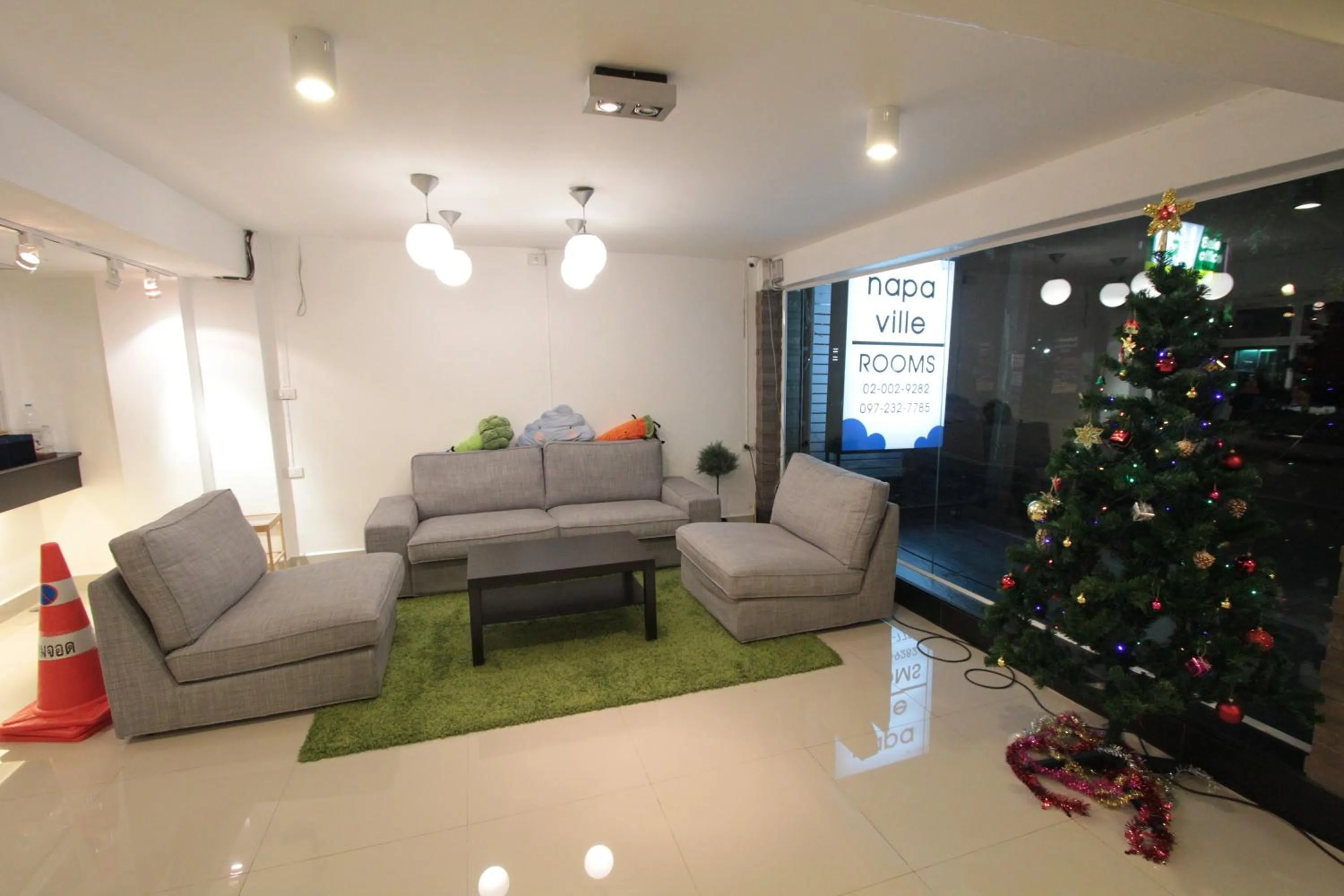 Communal lounge/ TV room in Napaville Huai Khwang
