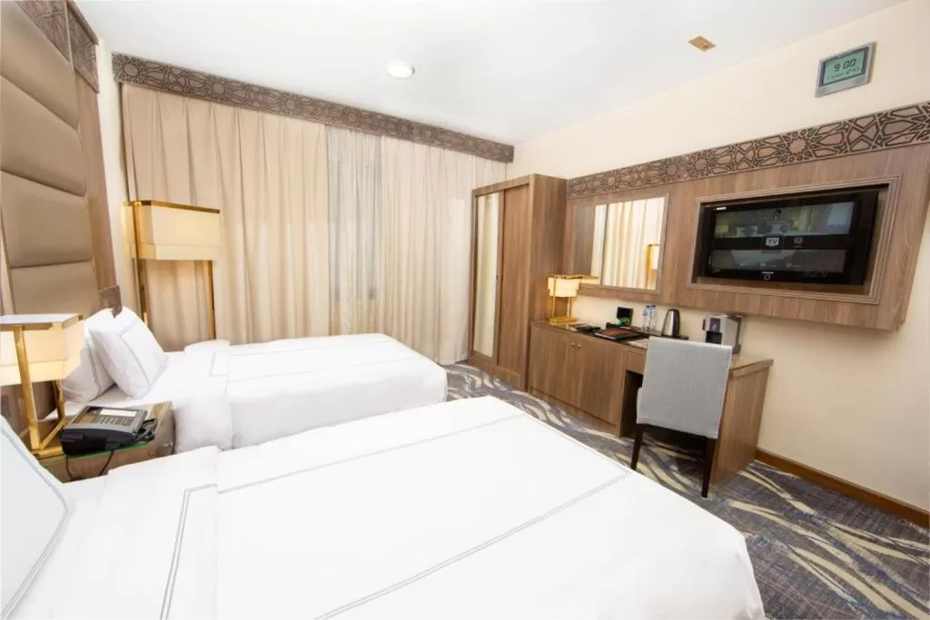 Bed in Dallah Taibah Hotel