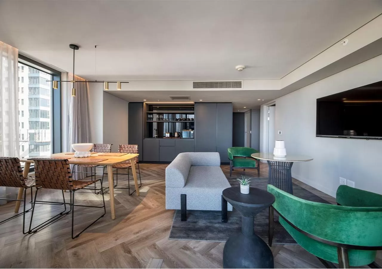 Living room in The Rockefeller Hotel by NEWMARK