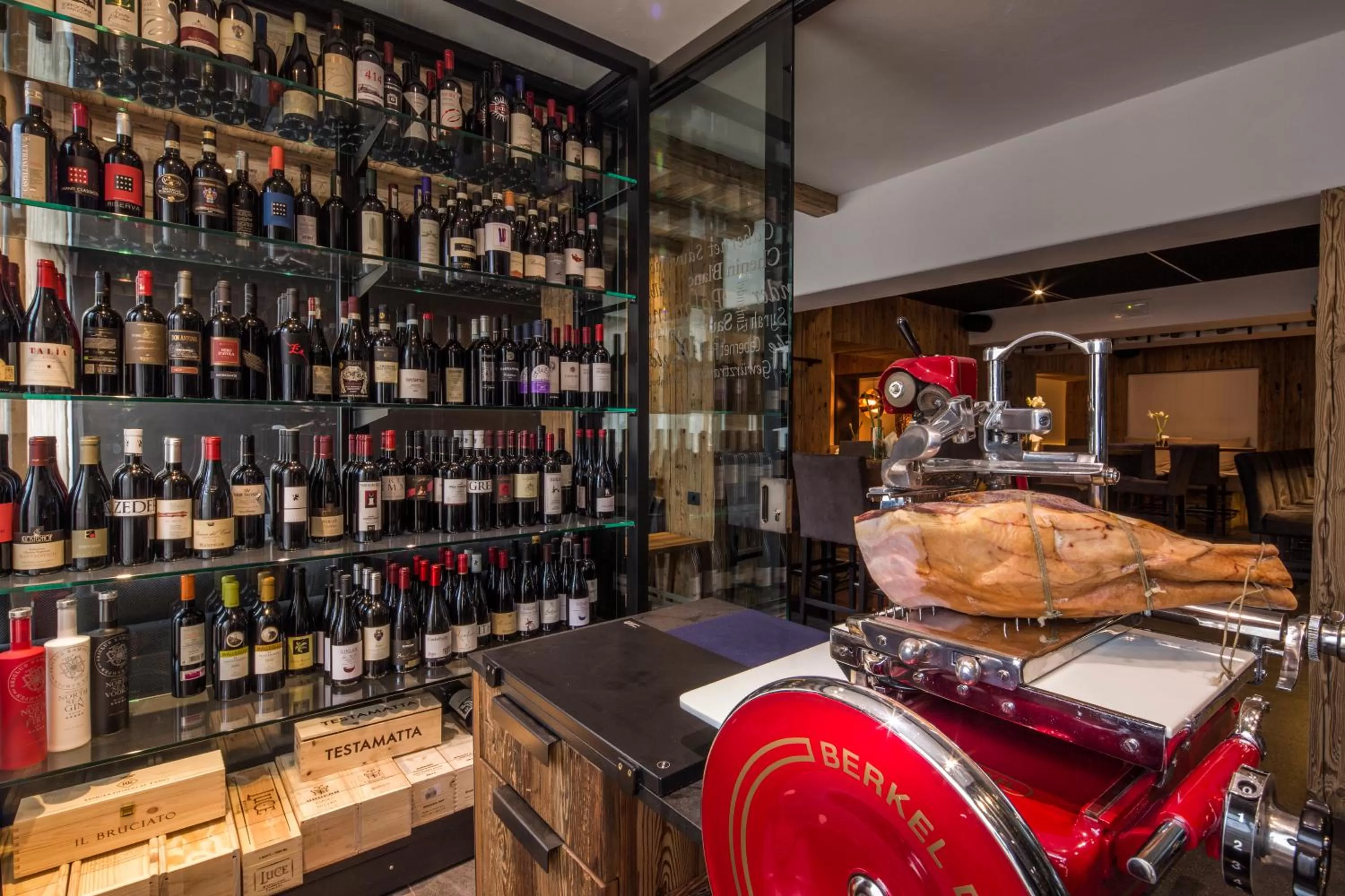 Lounge or bar in Hotel Marmolada