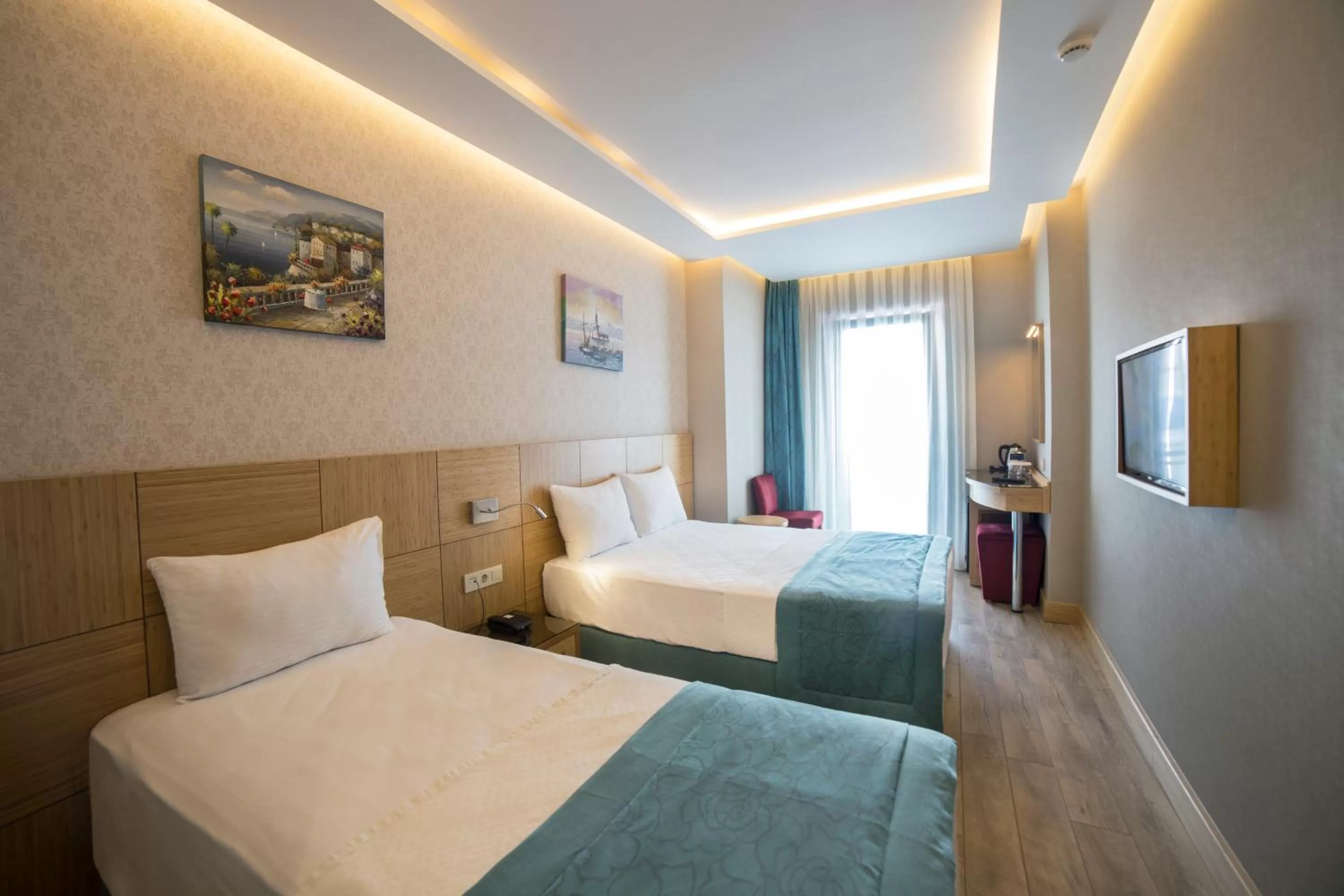 Bed in Meretto Hotel LALELİ
