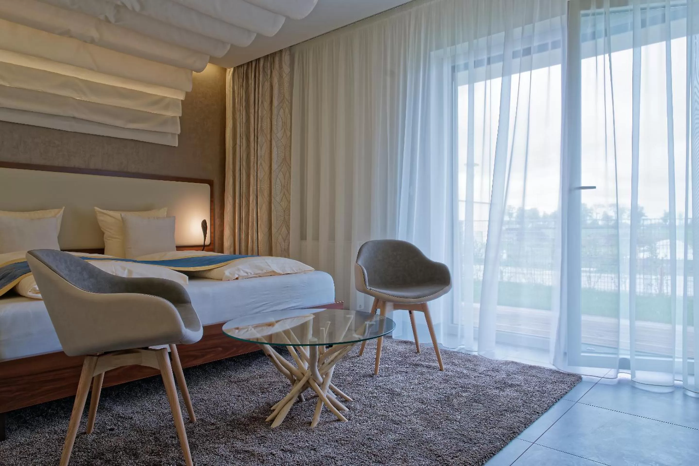 Decorative detail, Bed in Pension Laa Natura