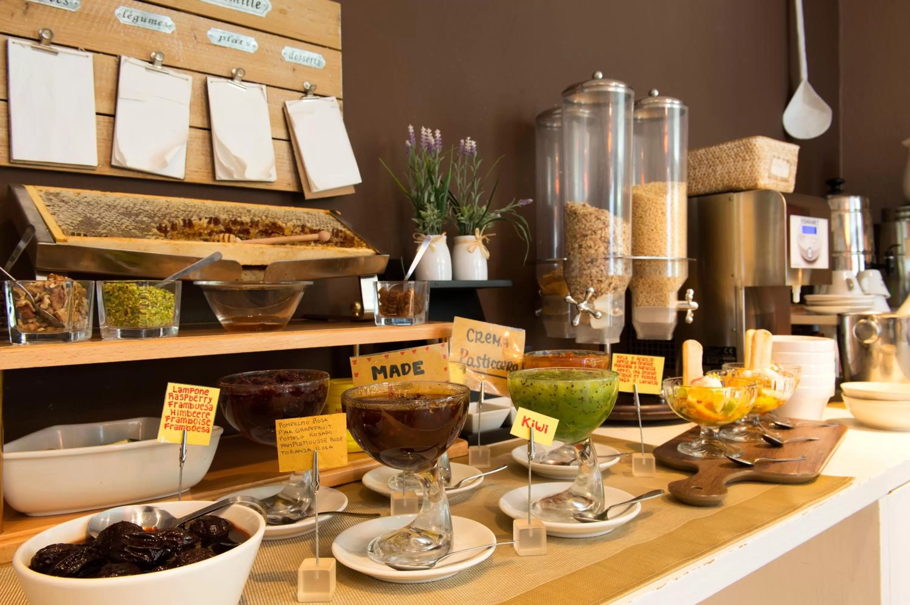 Food close-up in Hotel Delle Fiere