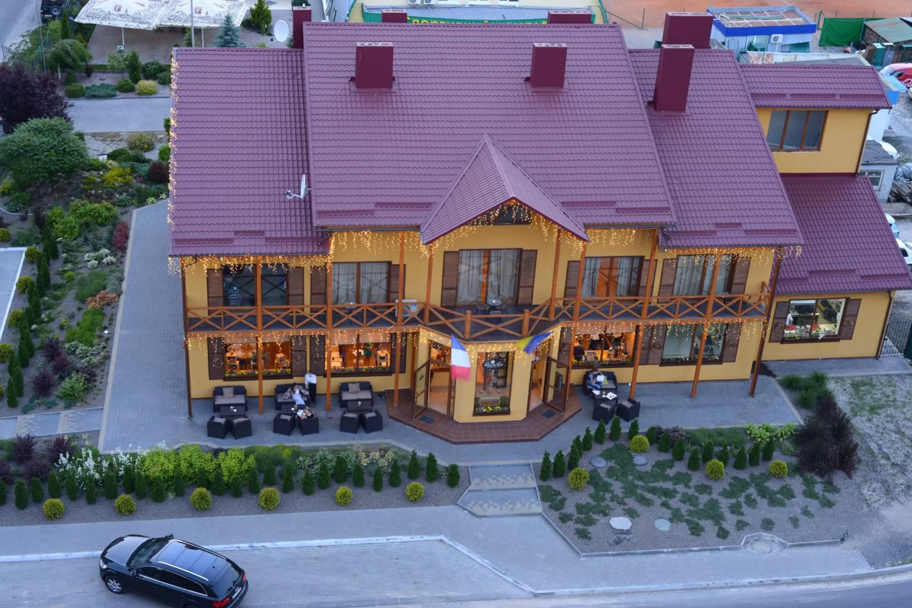 Bird's eye view in Patio di Fiori