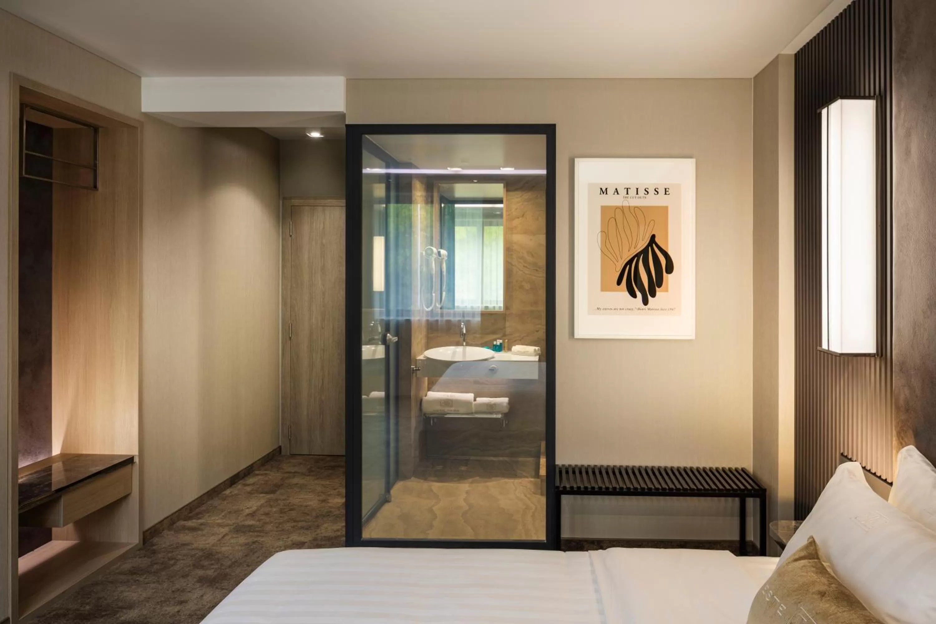 Bedroom, Bed in -- ESTE PARK HOTEL -- part of Urban Chic Luxury Design Hotels - Parking & Compliments - next to Shopping & Dining Mall Plovdiv