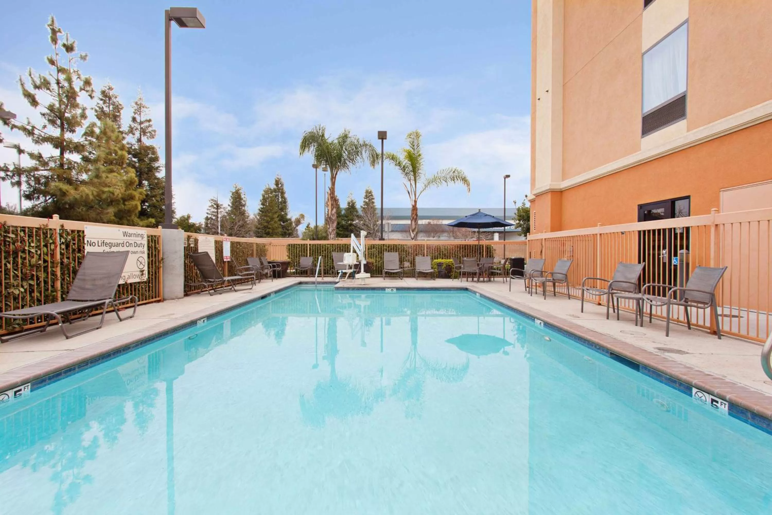 Pool view in Hampton Inn & Suites Clovis Airport North