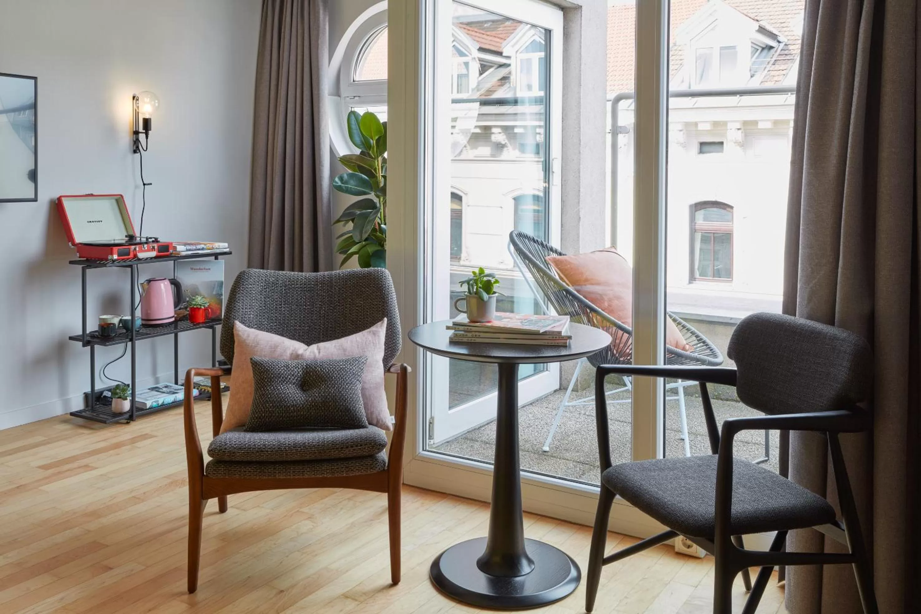 Seating area in Max Brown Hotel 7th District, part of Sircle Collection