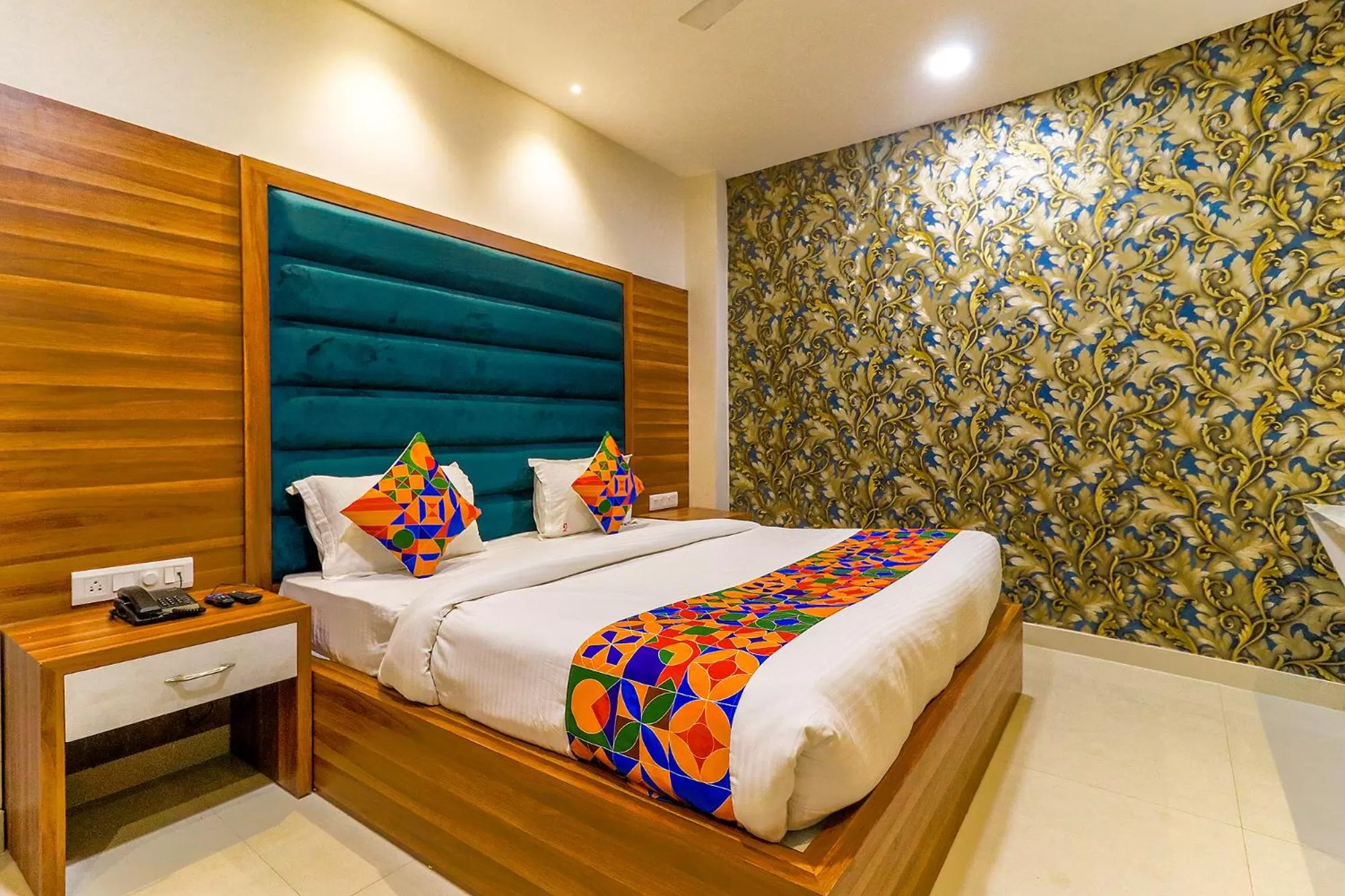 View (from property/room), Bed in FabHotel Golden Velvet