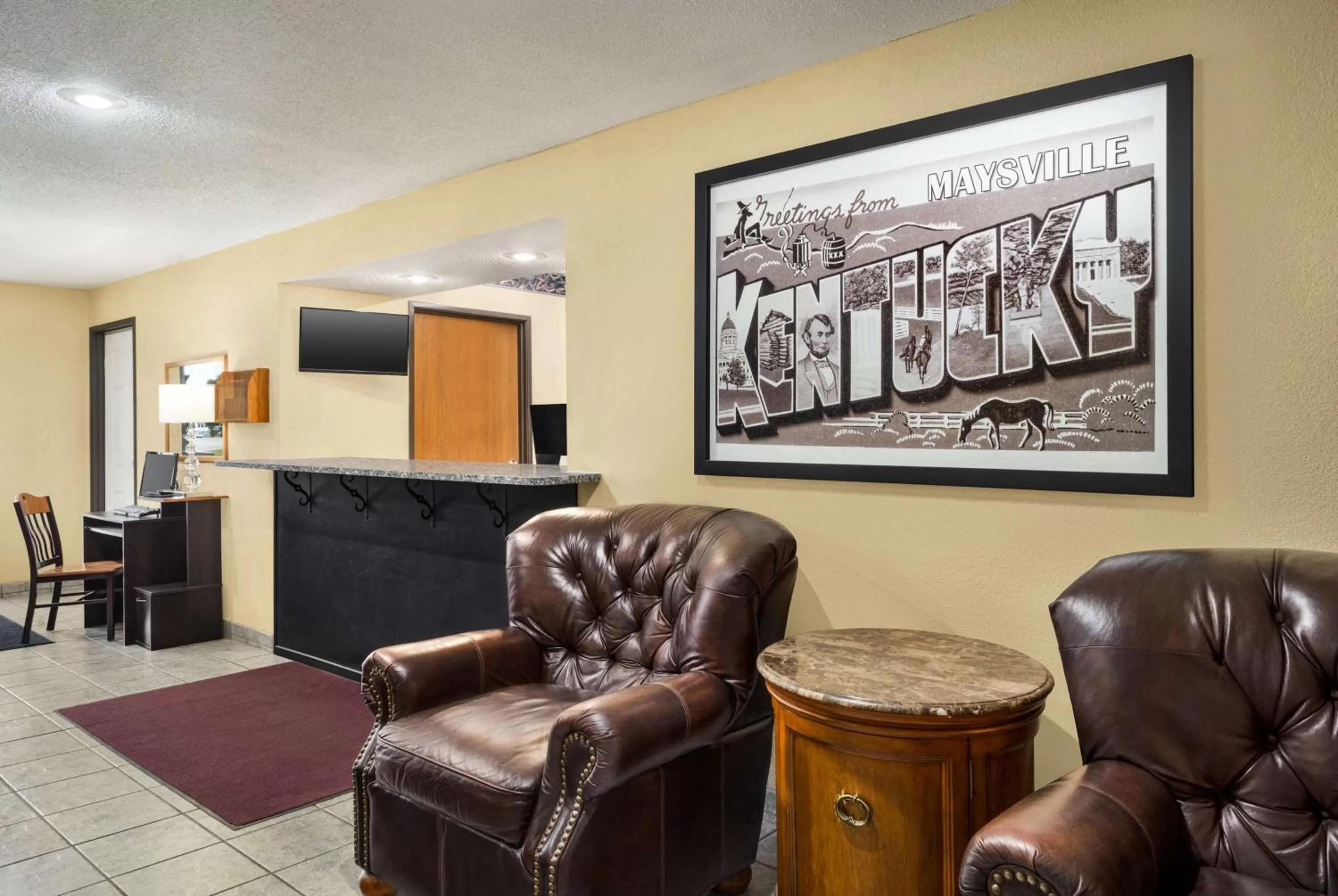 Lobby or reception in Super 8 by Wyndham Maysville KY