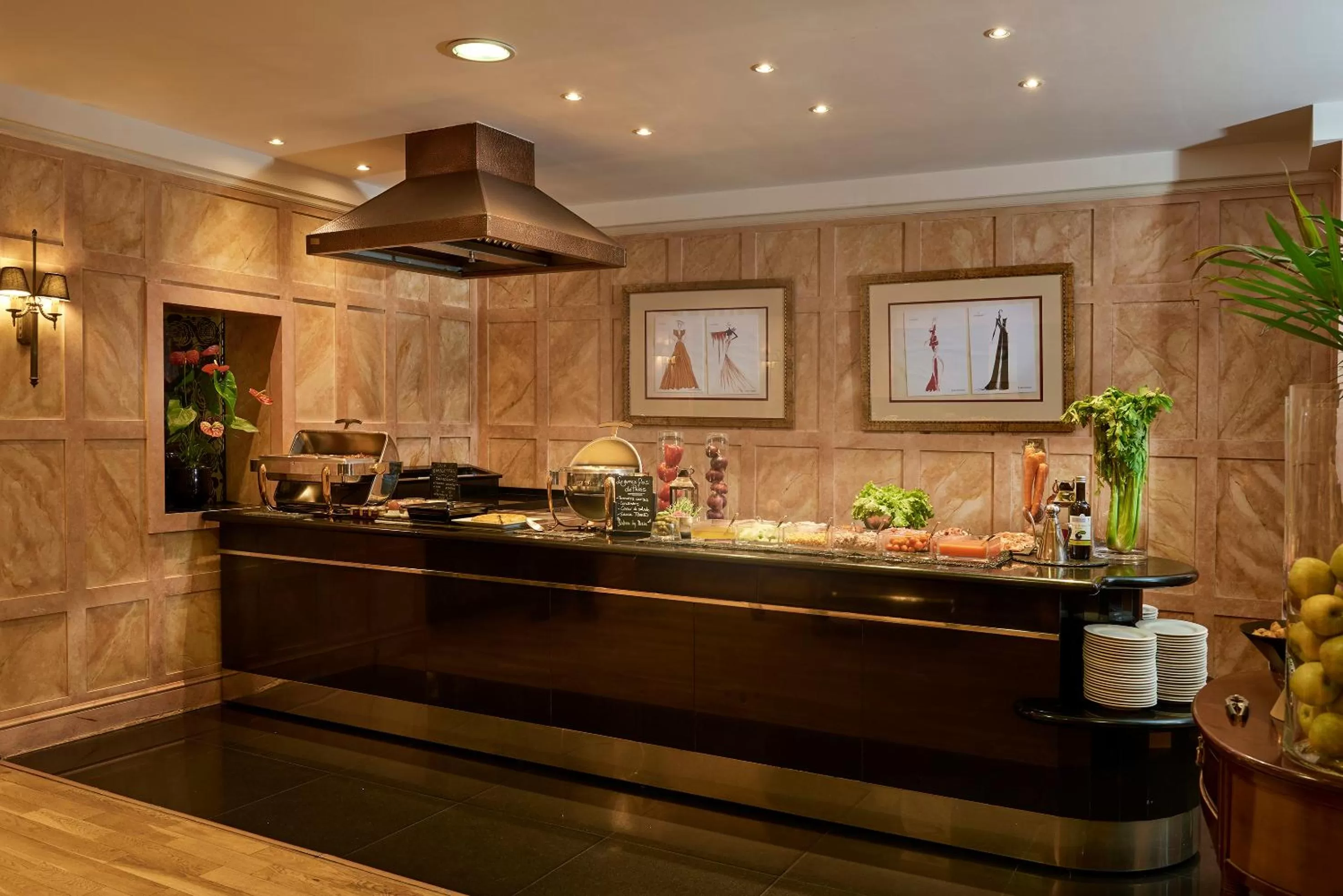 Buffet breakfast in Meliá Paris Vendôme