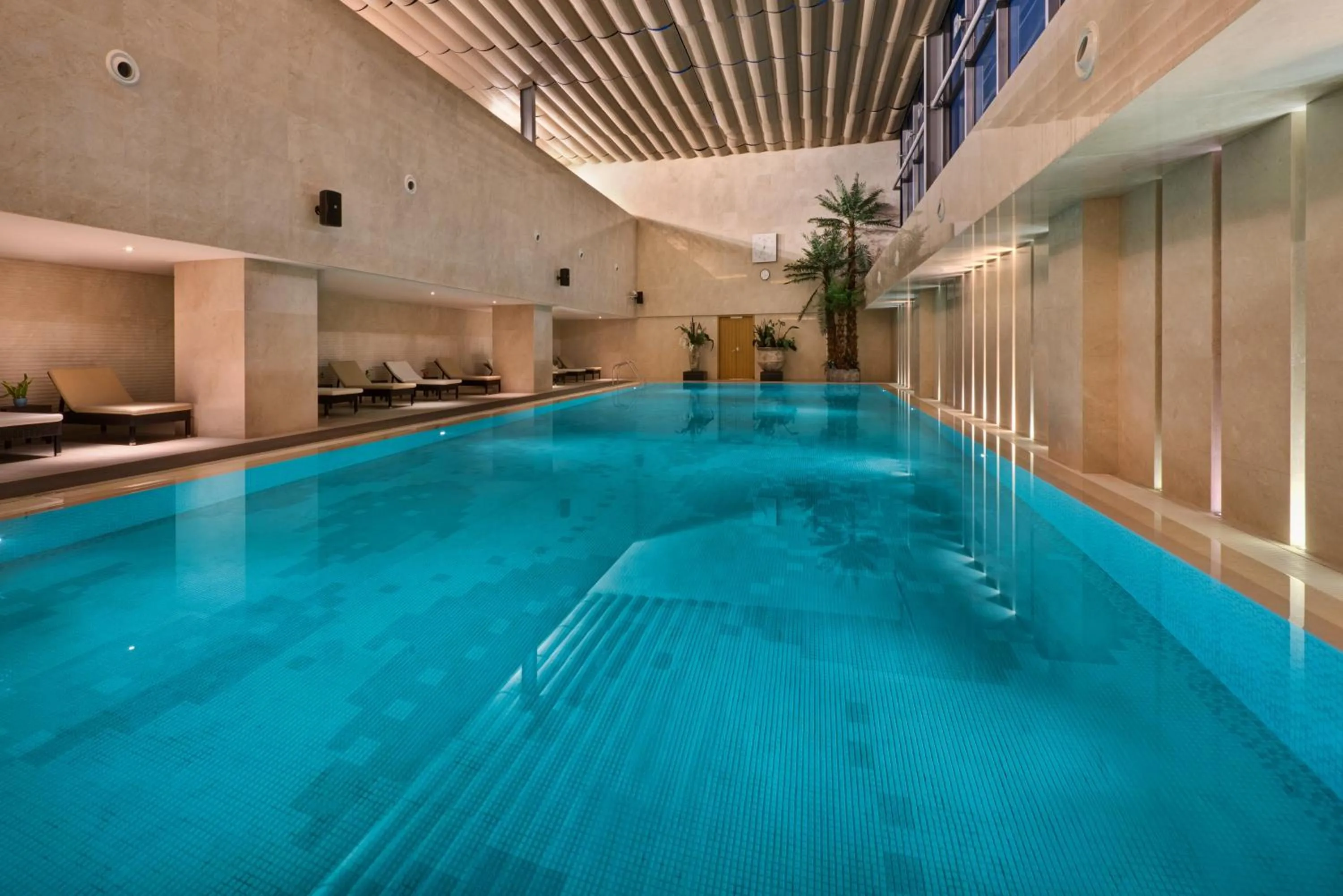 Swimming pool in Crowne Plaza Shanghai Noah Square by IHG