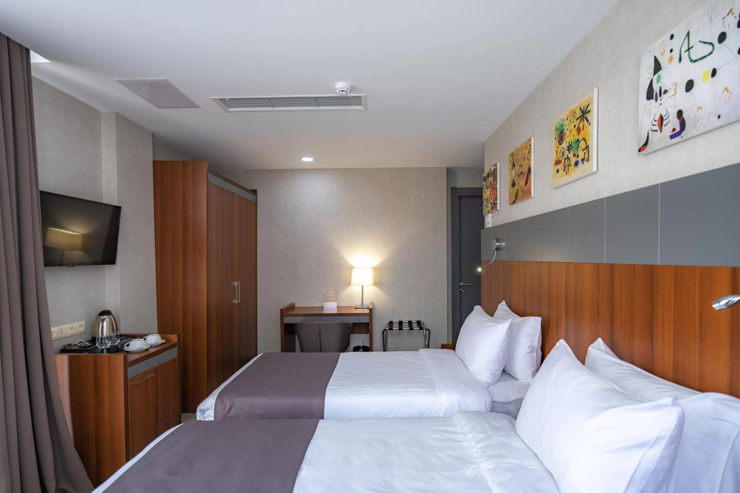 Bed in Hotel Atlas Abashidze