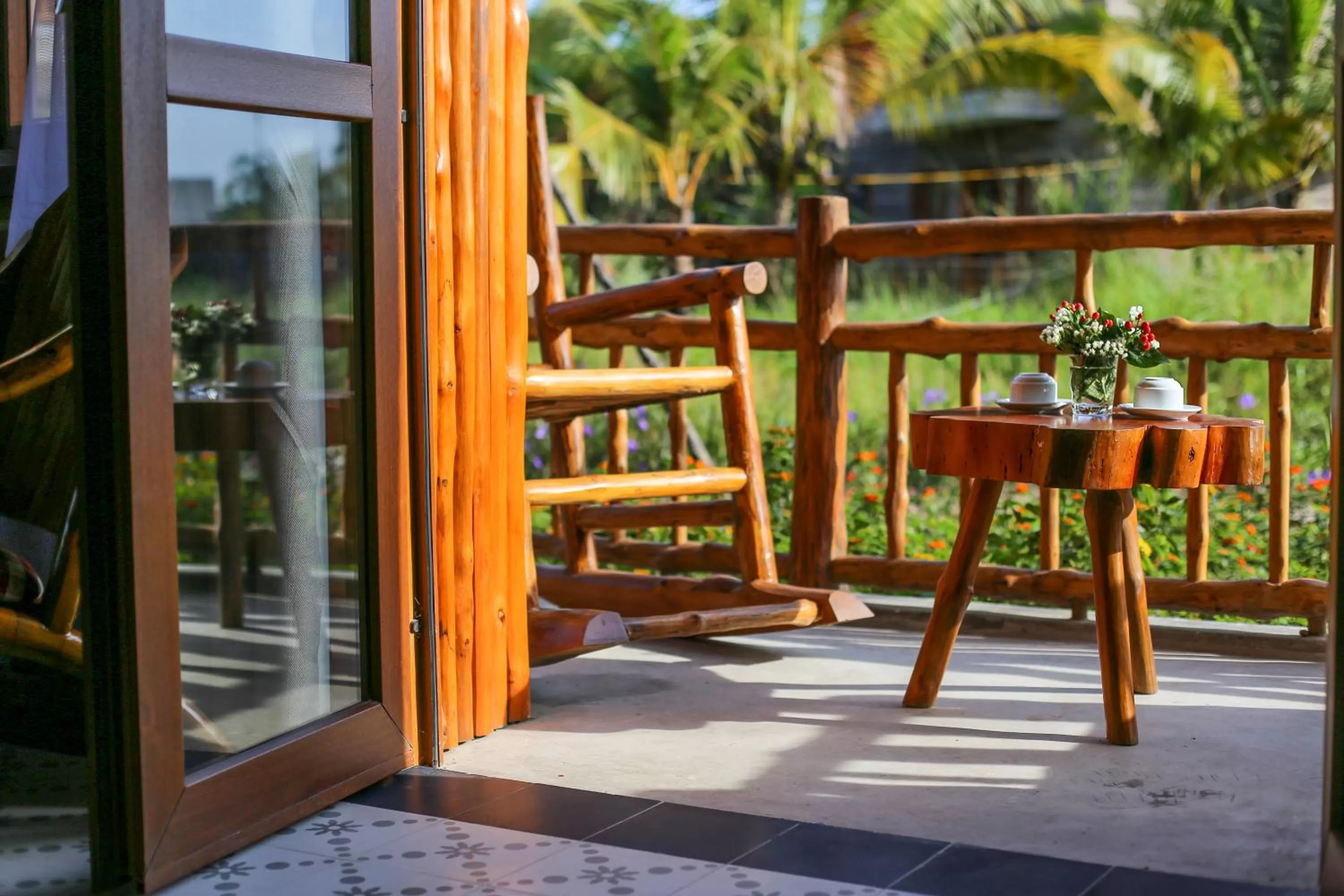 Balcony/Terrace in Can Tho Ecolodge