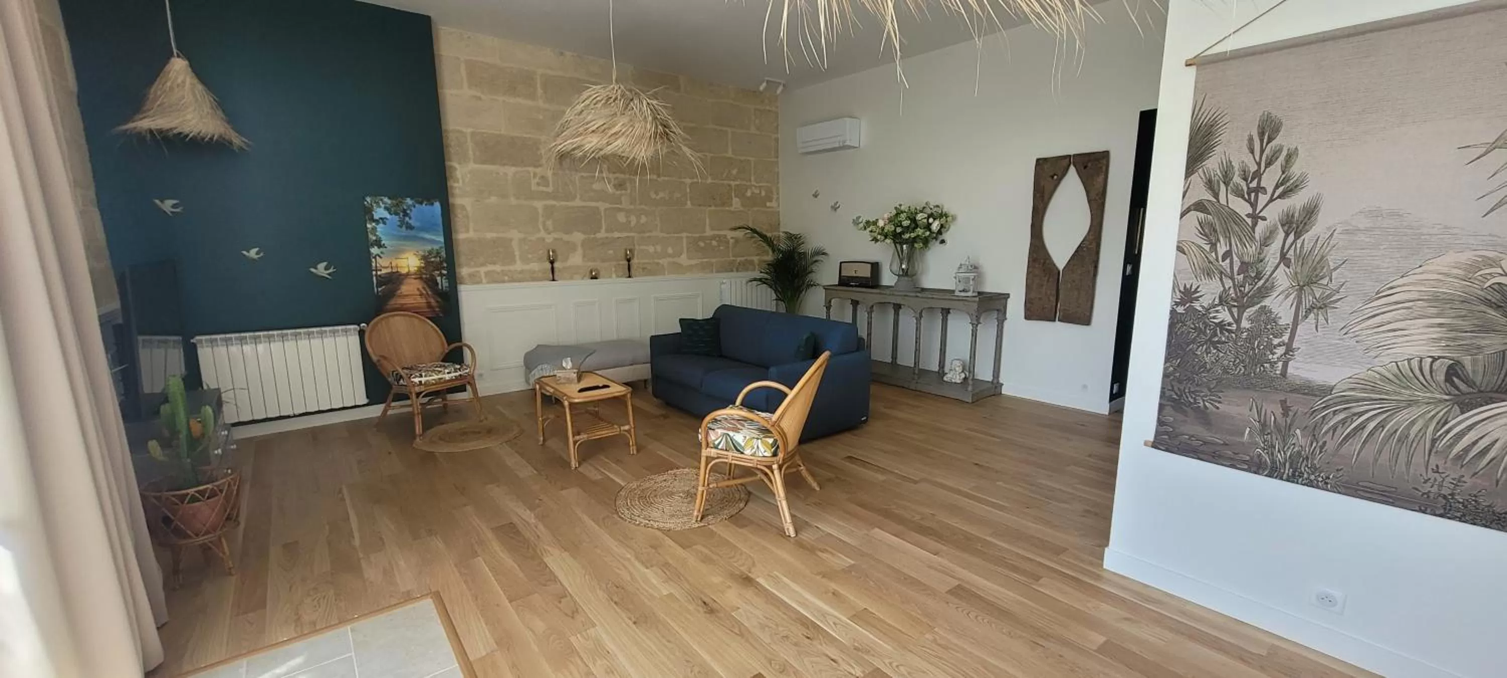 Living room in Au Do'Mayne des Bouilles - Spa & Piscine