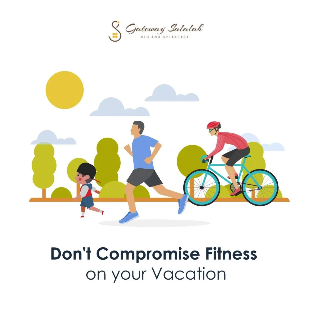 Time of day in Gateway Salalah hotel apartments