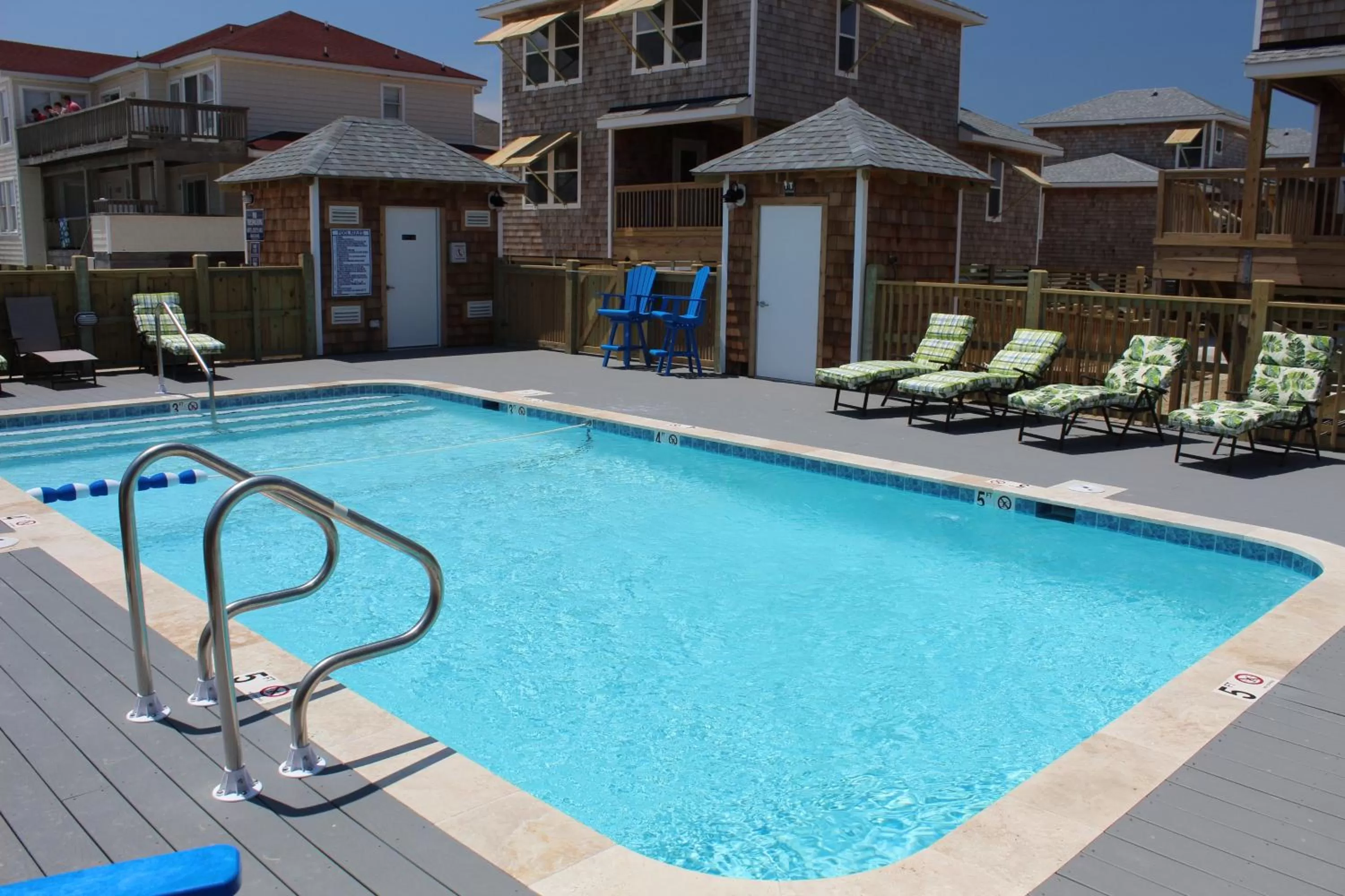 Swimming pool in Whalebone Ocean Cottages by KEES Vacations