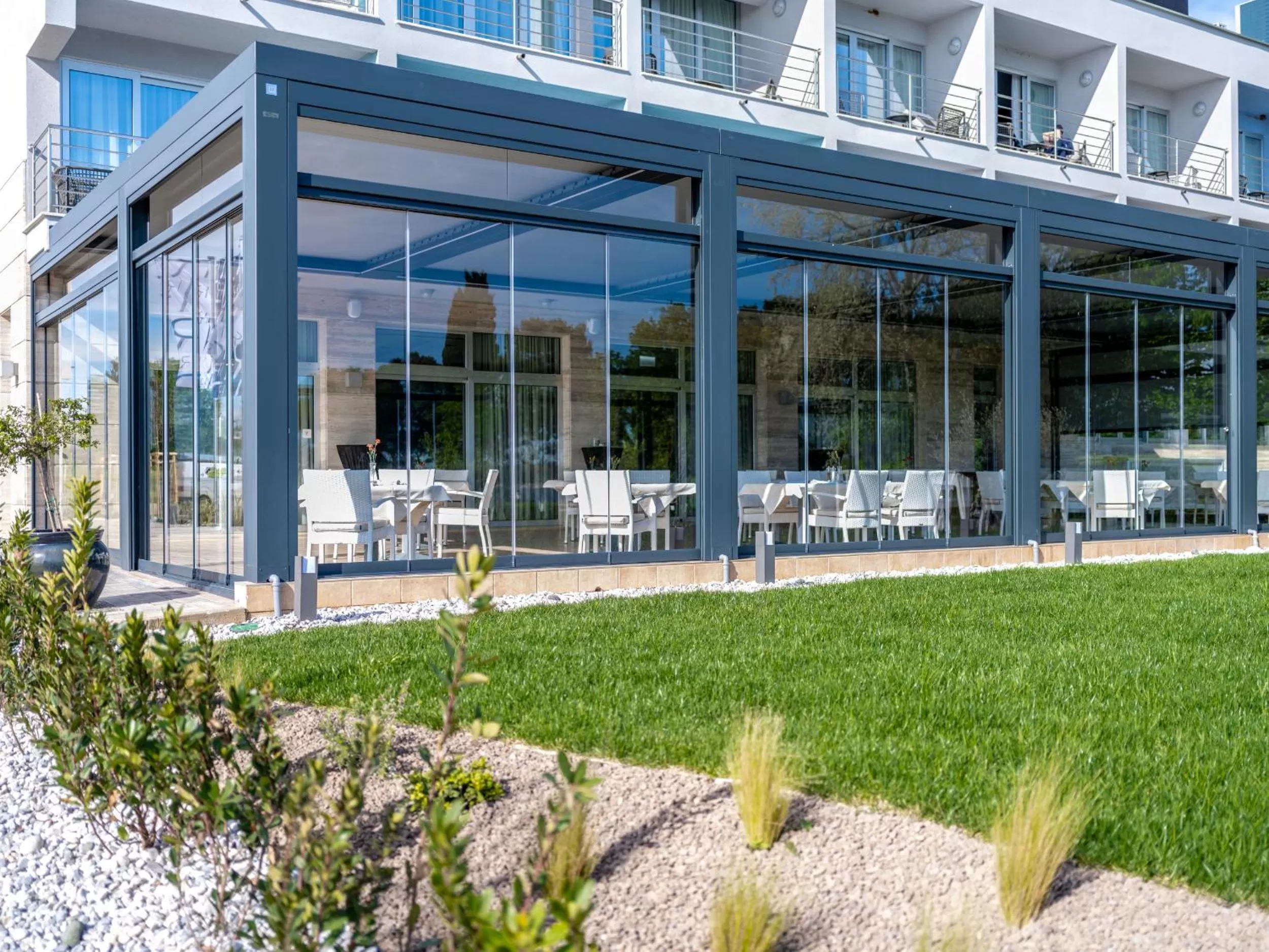 Property building in Hotel Villa Rosetta