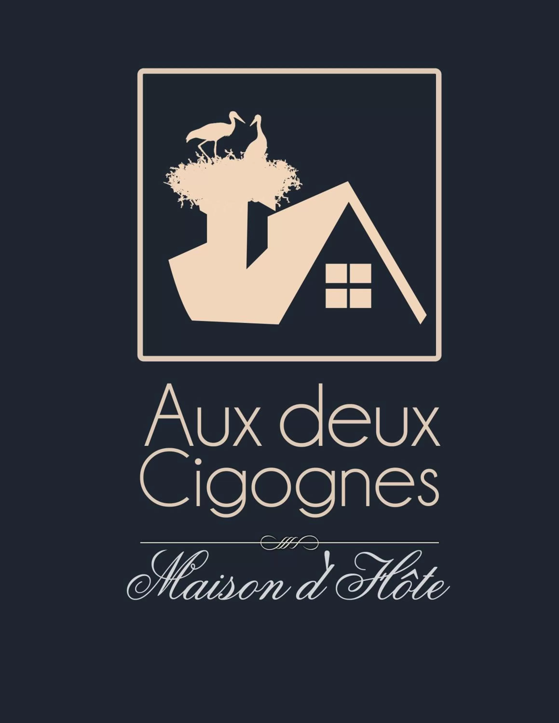 Property logo or sign in Maison d'hôtes Aux Deux Cigognes