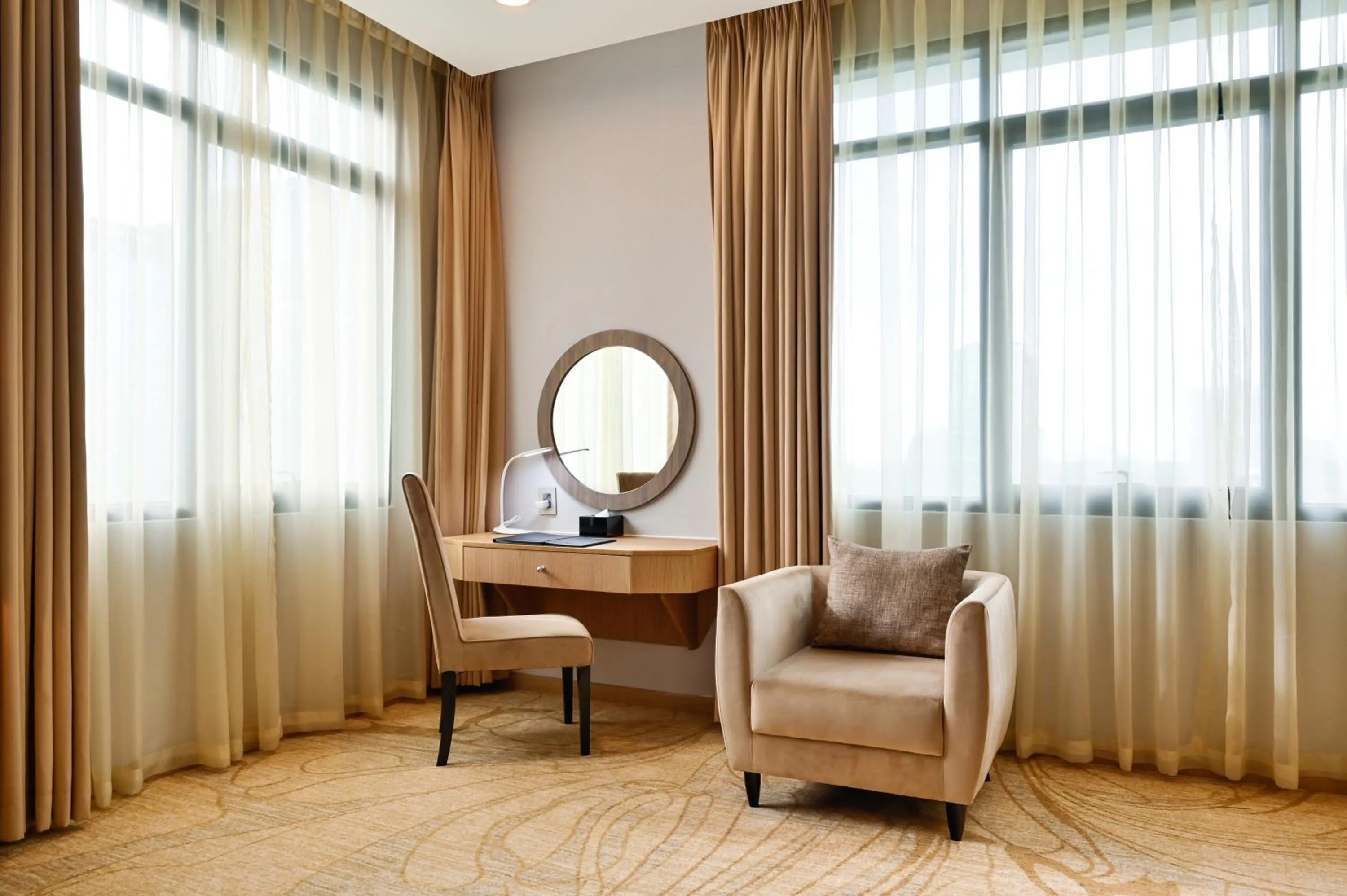 Seating area in Muong Thanh Grand Saigon Centre Hotel