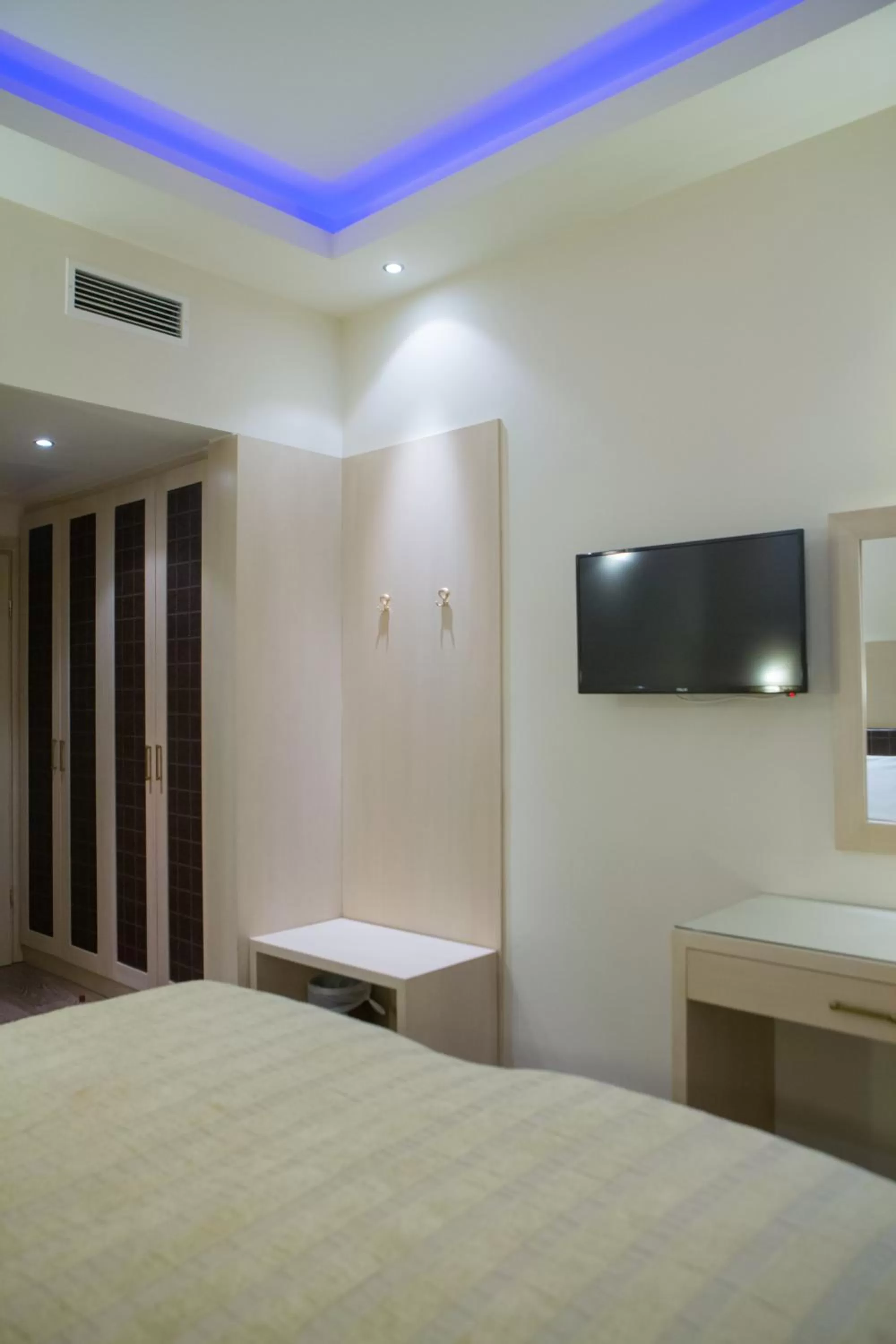 Bed in Pantelidis Hotel & Spa