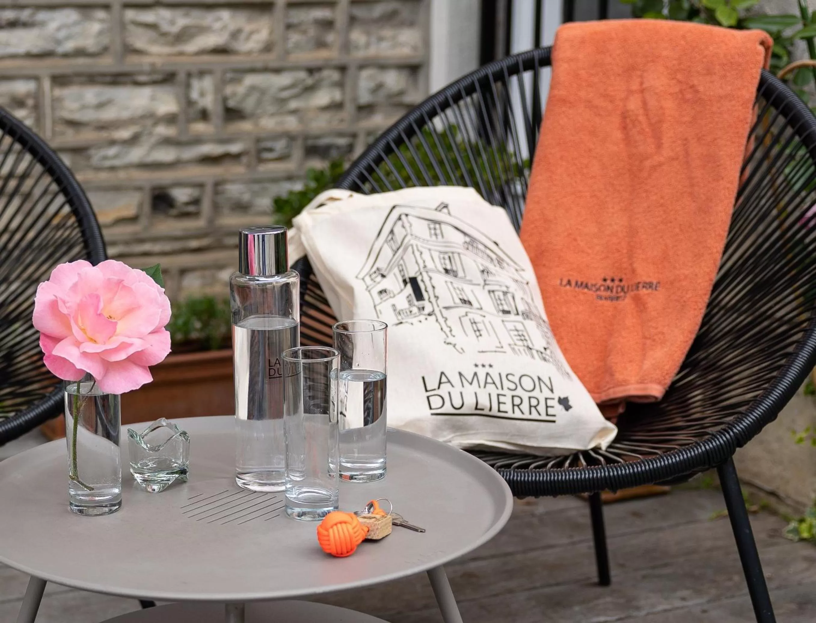 Decorative detail in Hôtel & Espace Bien-être La Maison du Lierre