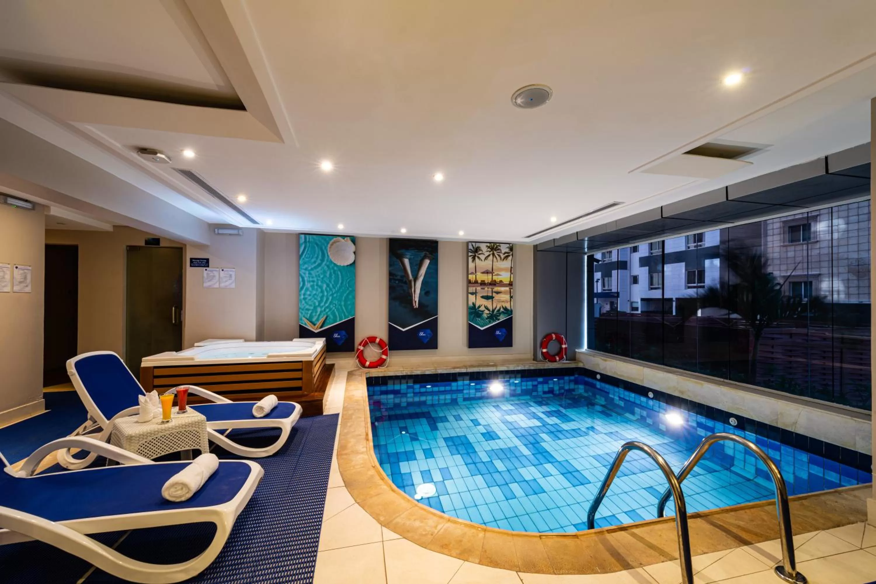 Pool view in Blue Diamond Hotel Jeddah