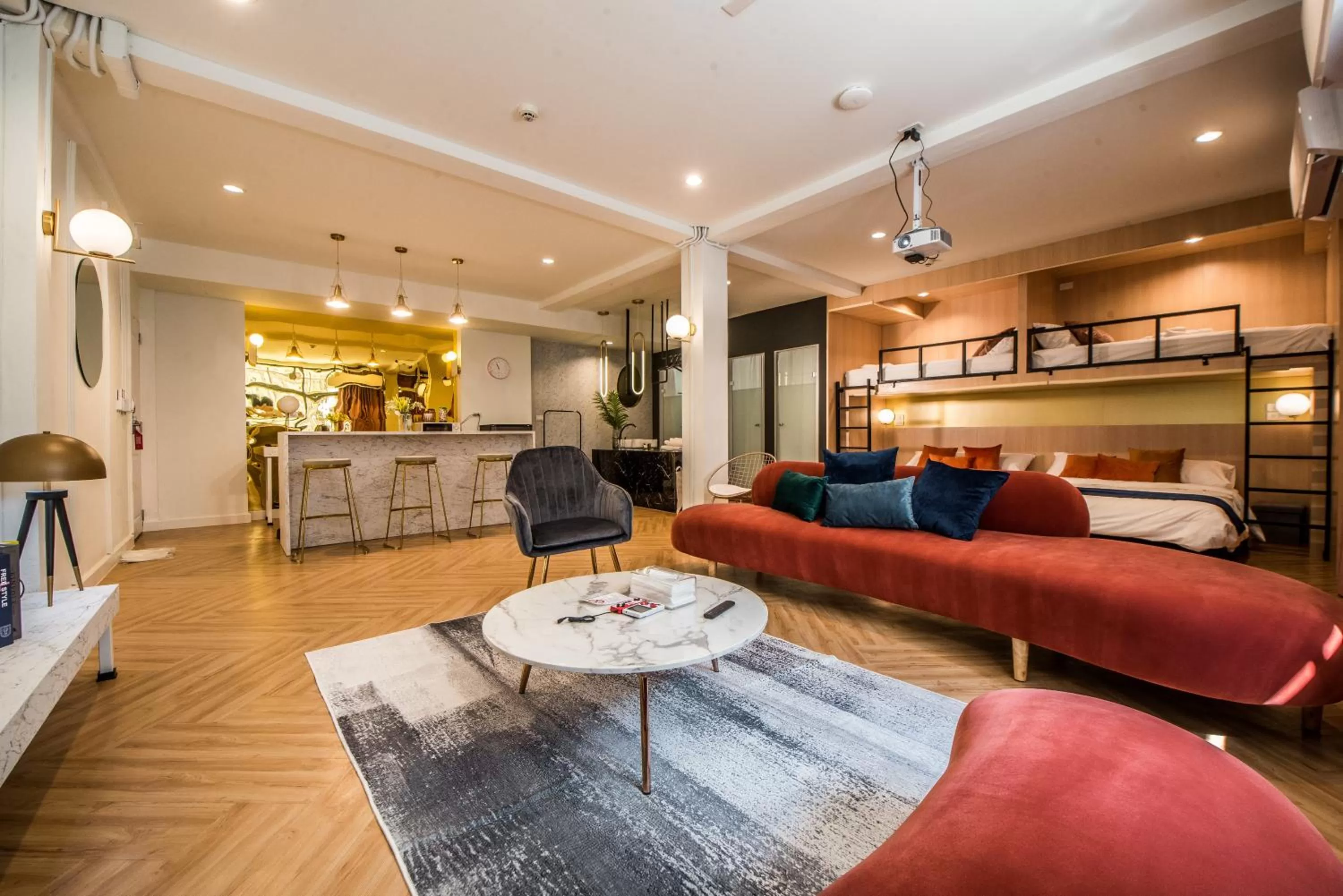 Photo of the whole room in Theme Boutique Hotel Bangkok