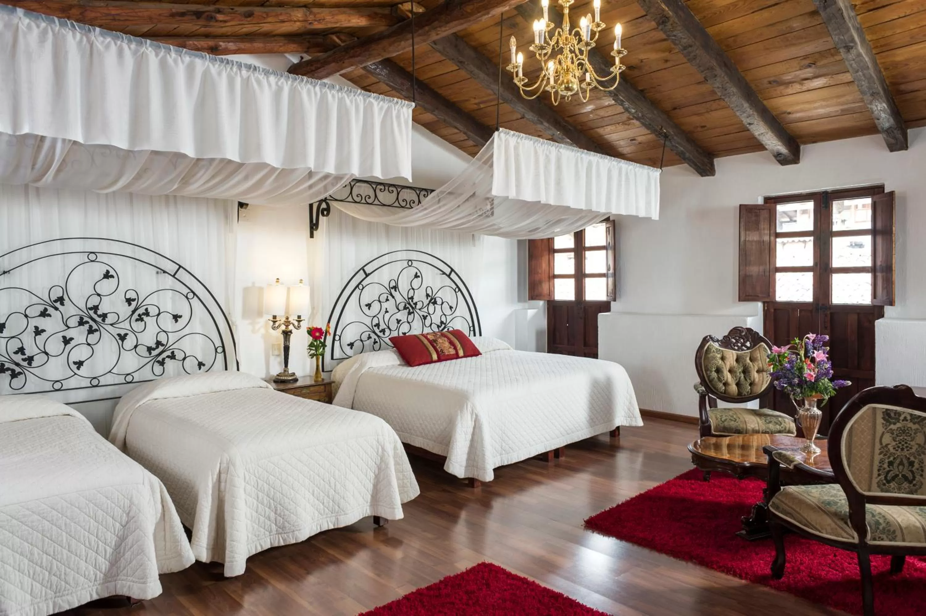 Bed in Hotel Tapalpa de Mis Amores