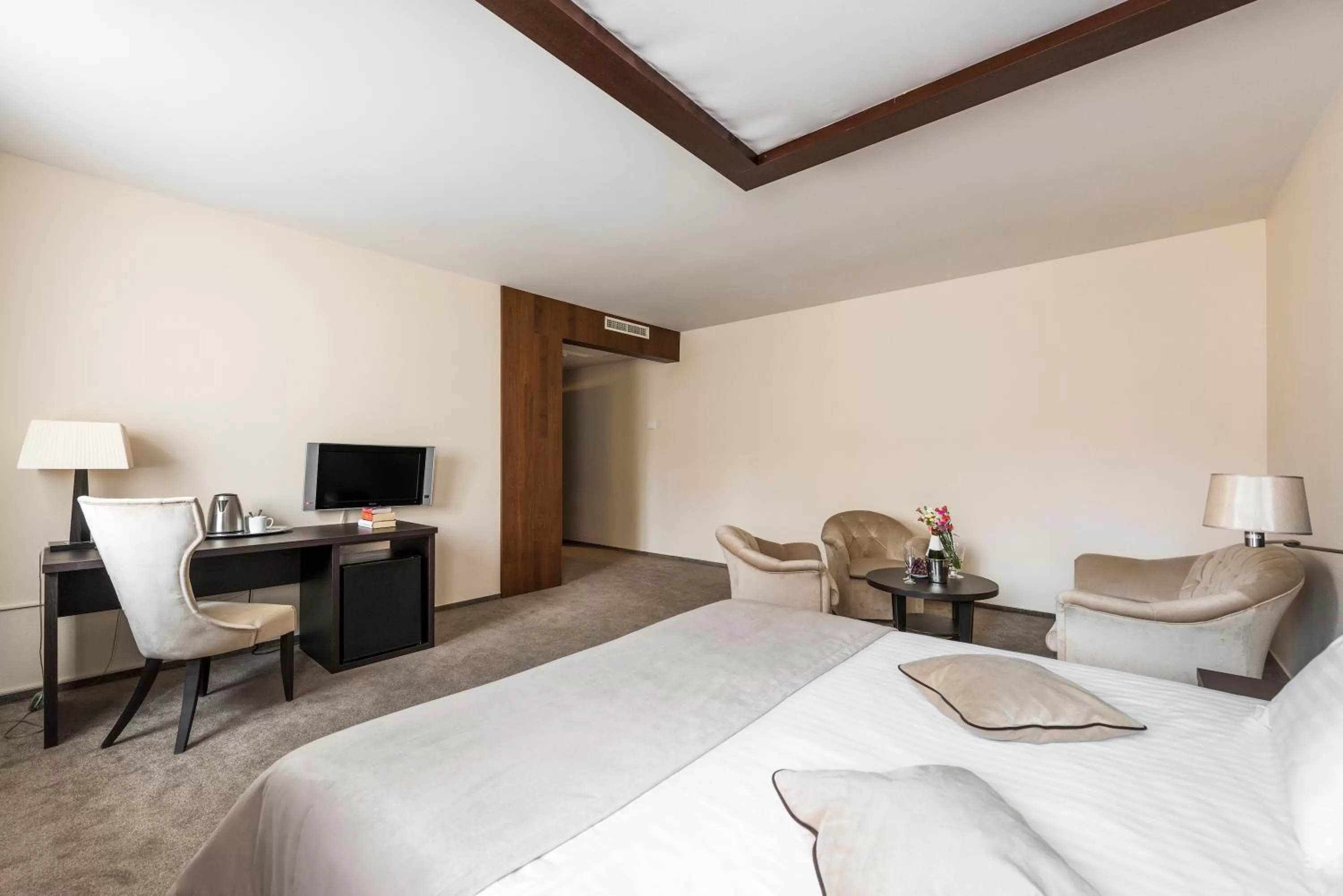 Bed in Amberton Cozy Hotel Kaunas