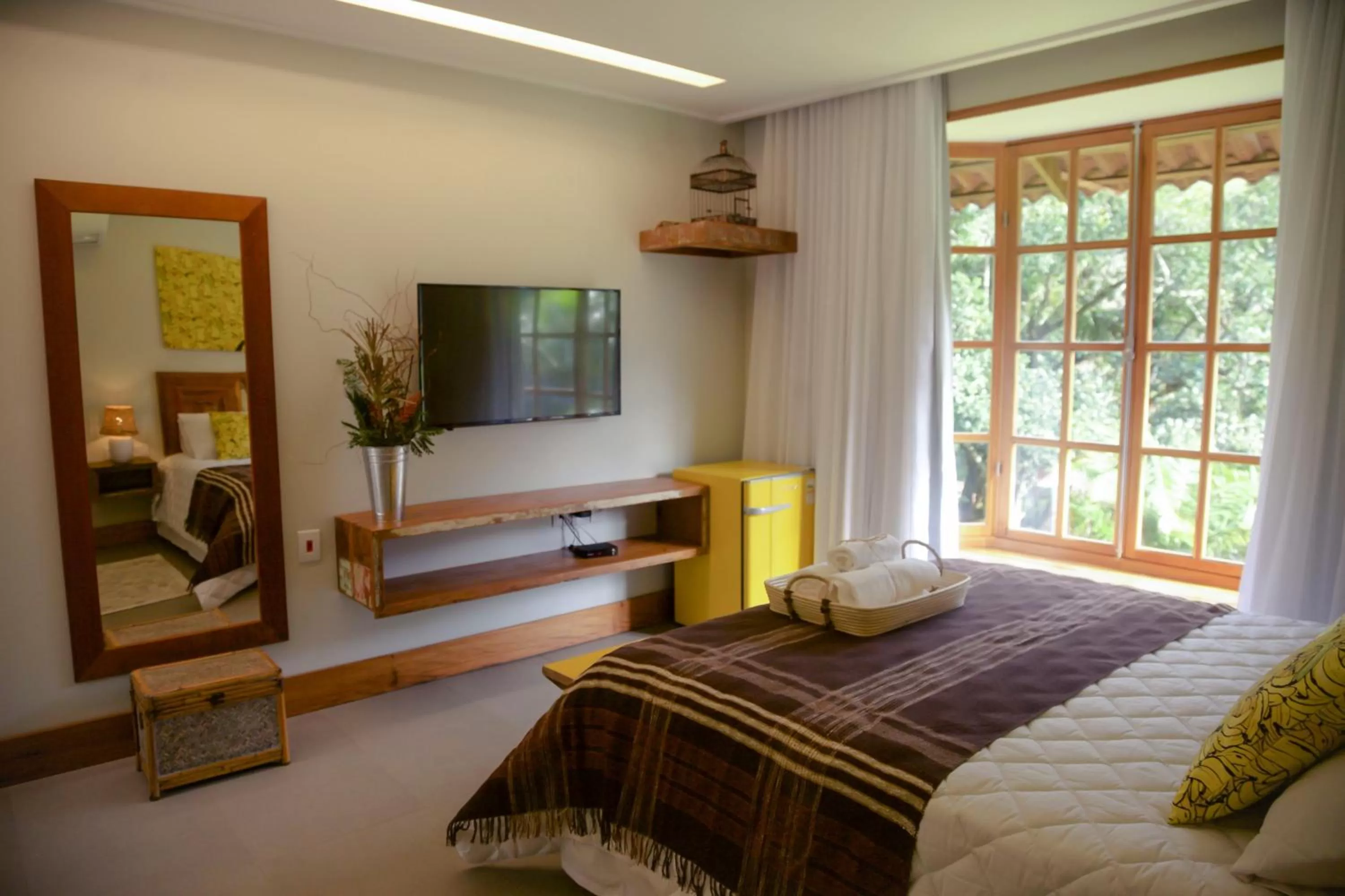 Photo of the whole room, Bed in Pousada Vila do Loro