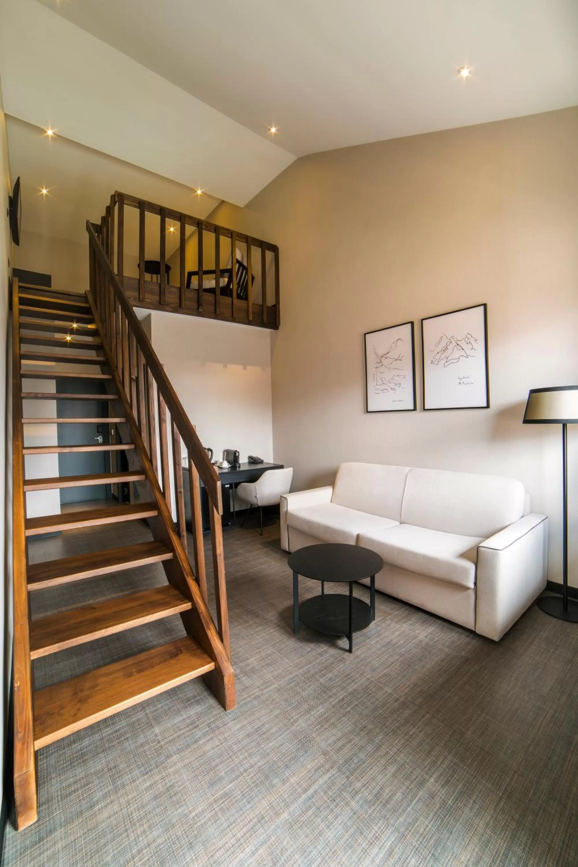 Living room in Marco Polo Hotel Gudauri